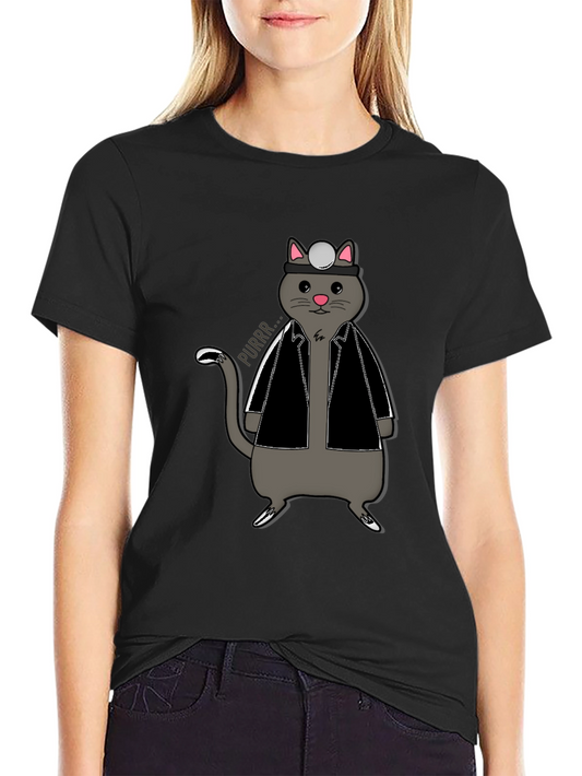 Doctor Cat T-Shirt - Cool & Unique Graphic Tee