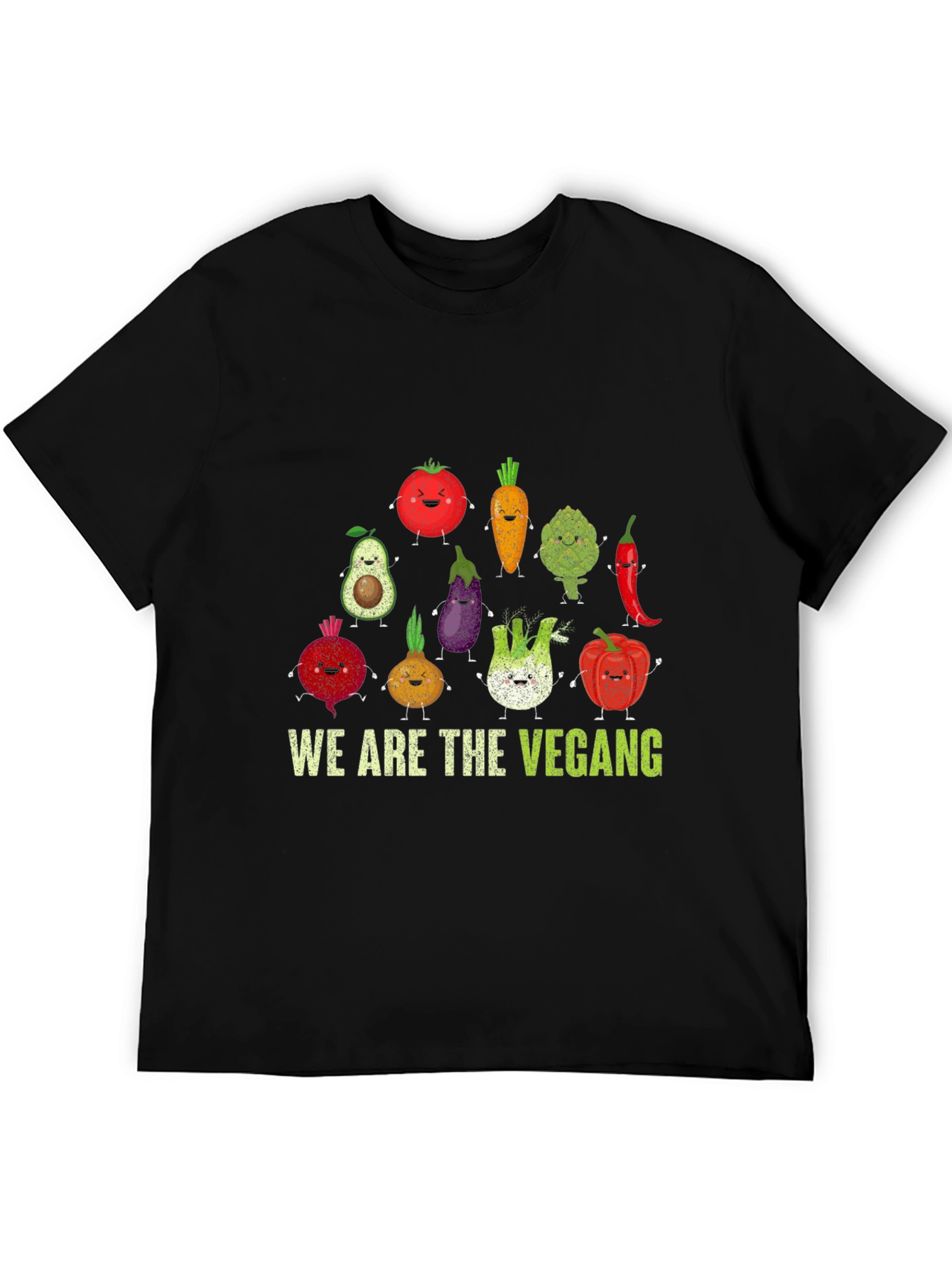 Funny Vegan T-Shirt - We Are The Vegang