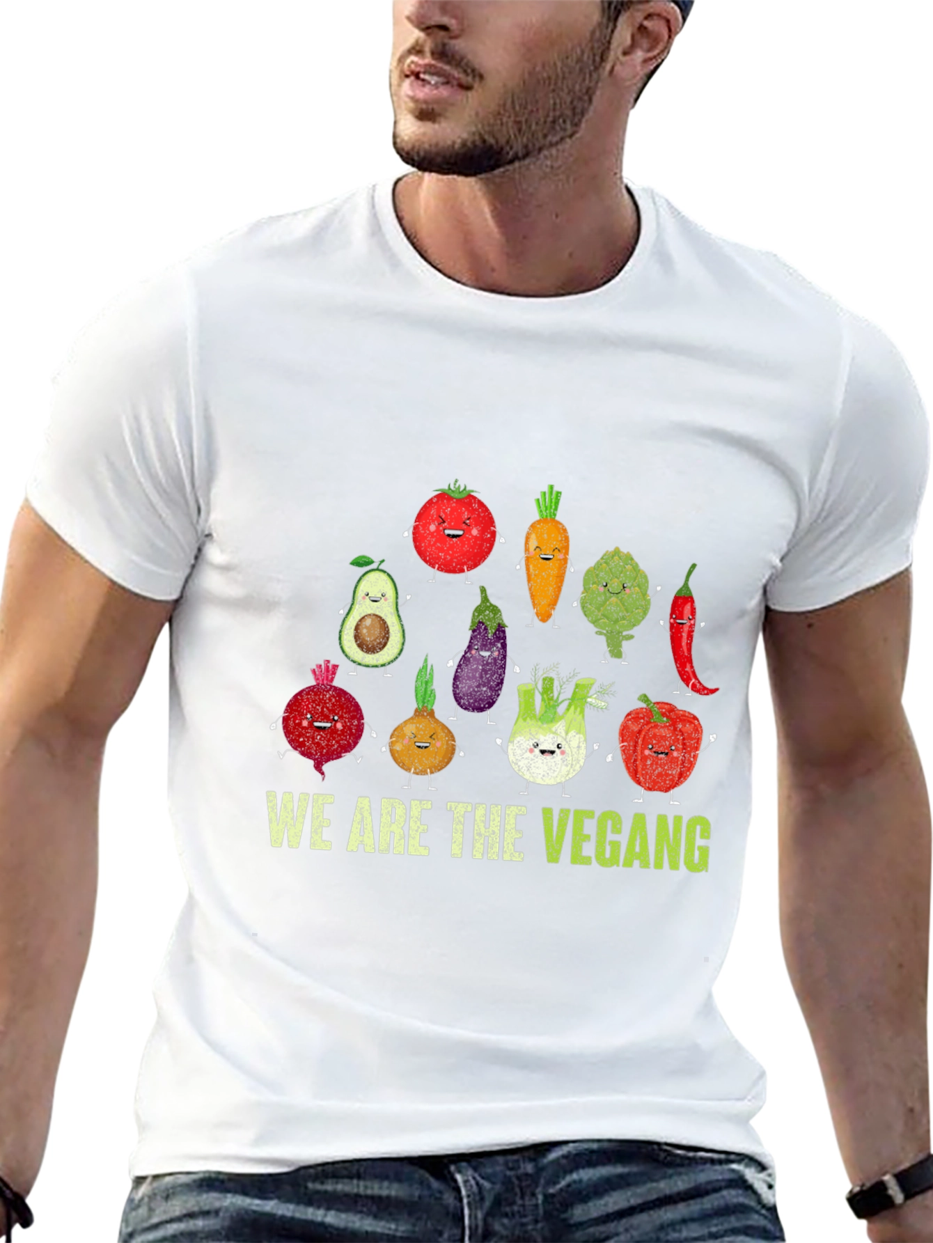 Funny Vegan T-Shirt - We Are The Vegang