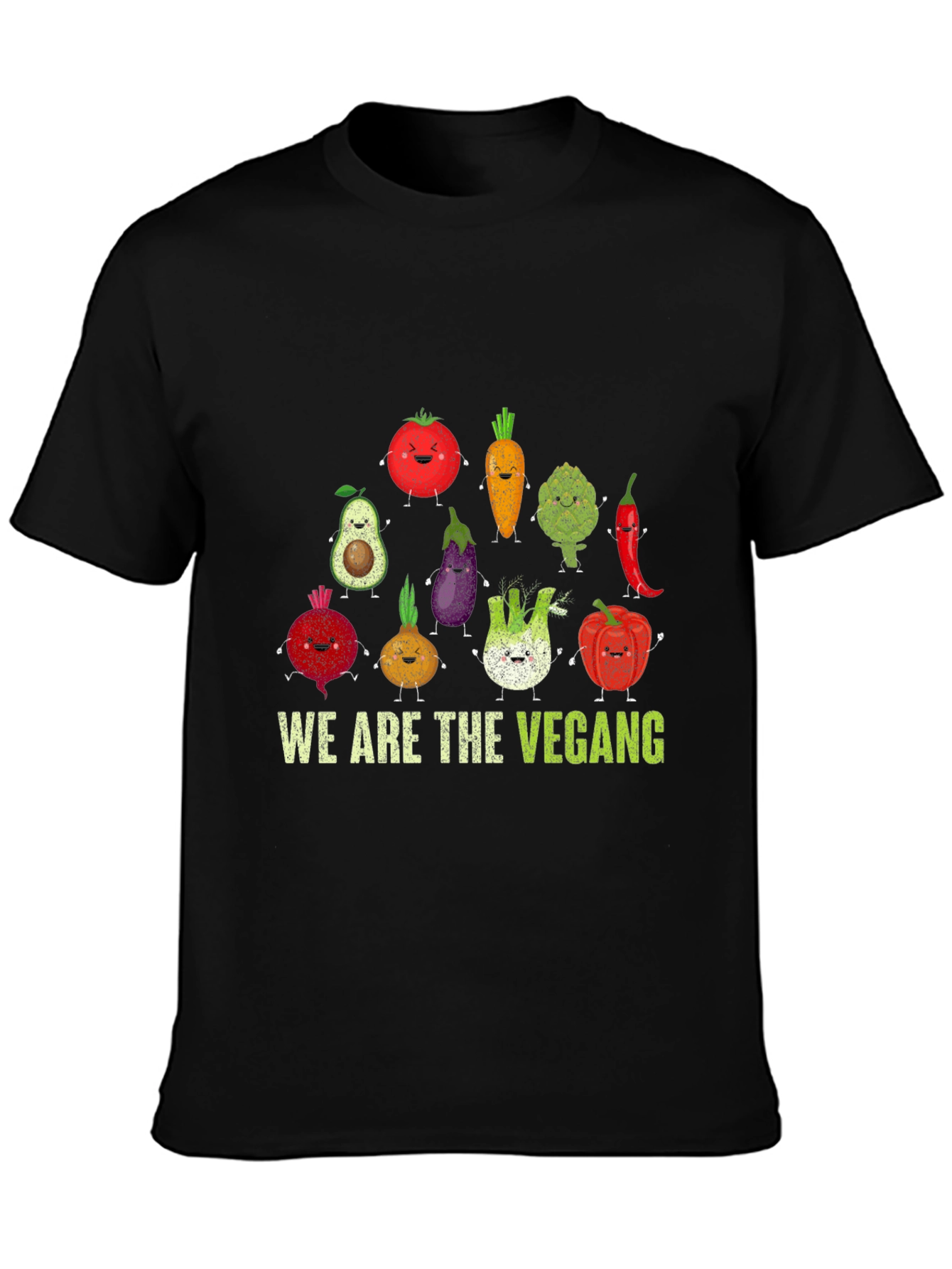 Funny Vegan T-Shirt - We Are The Vegang