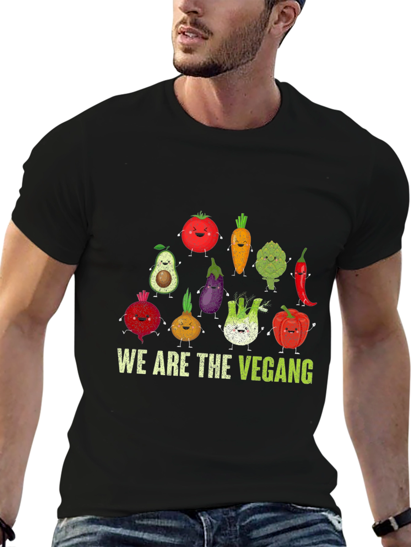 Funny Vegan T-Shirt - We Are The Vegang