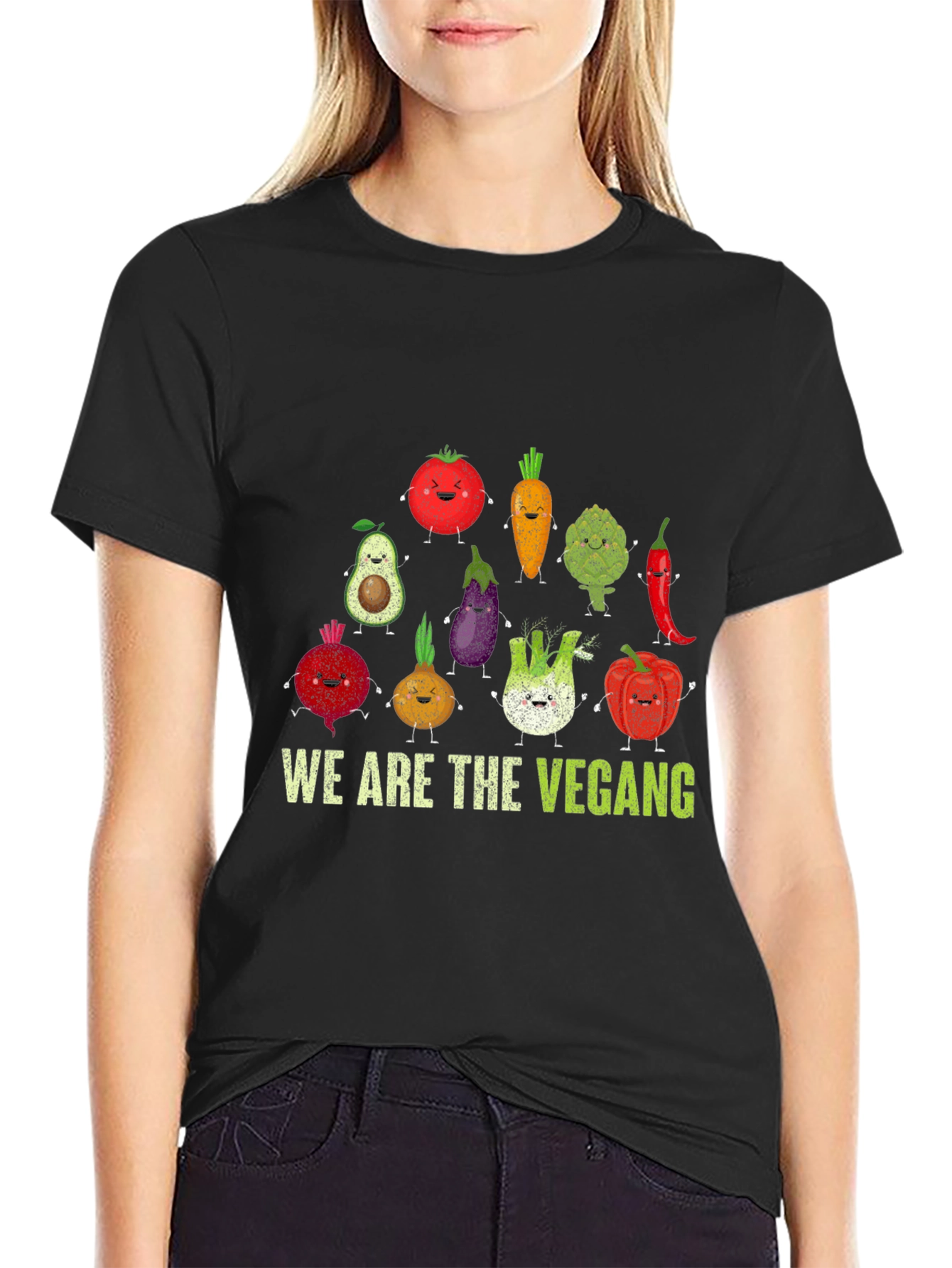 Funny Vegan T-Shirt - We Are The Vegang