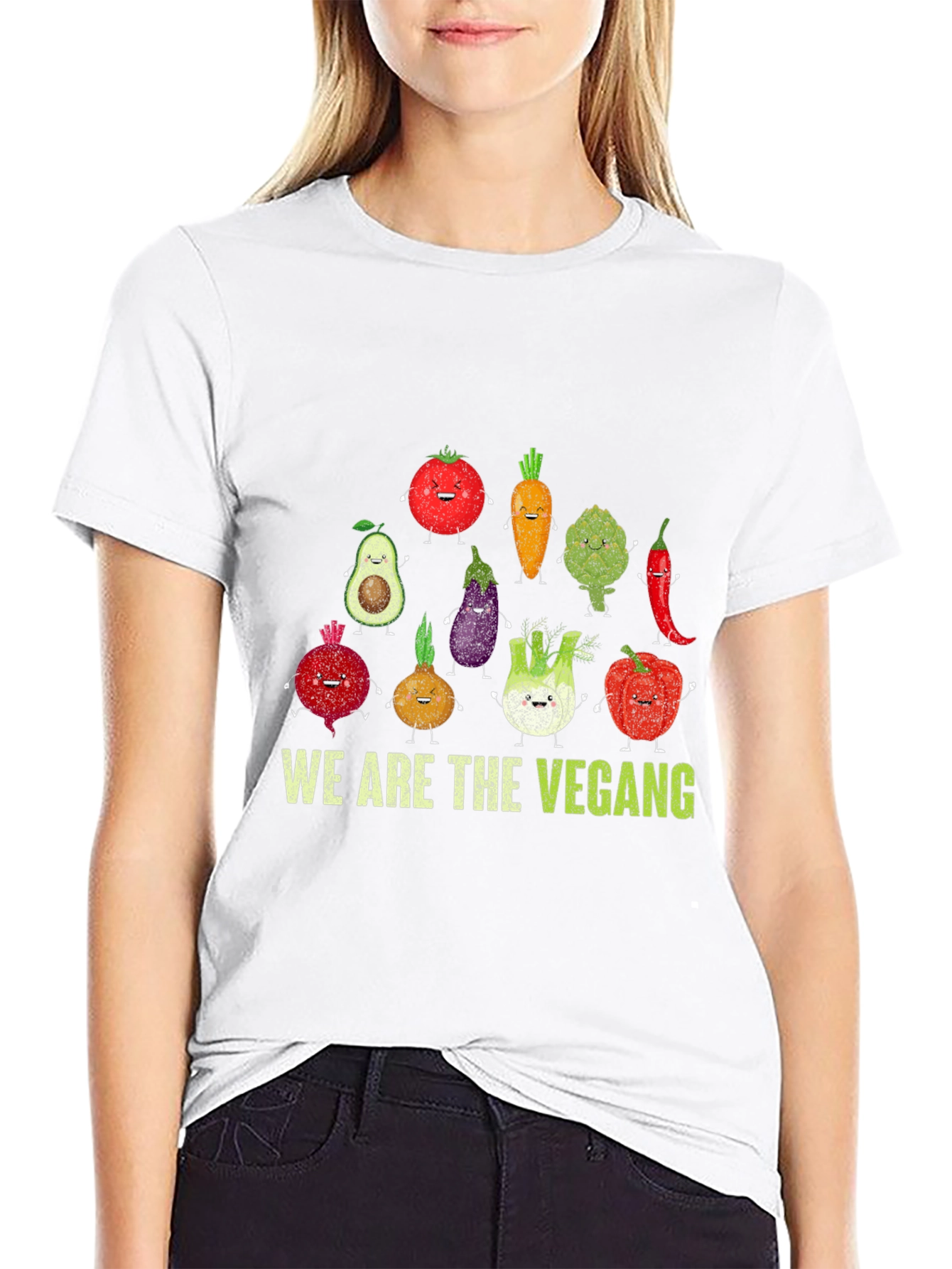 Funny Vegan T-Shirt - We Are The Vegang