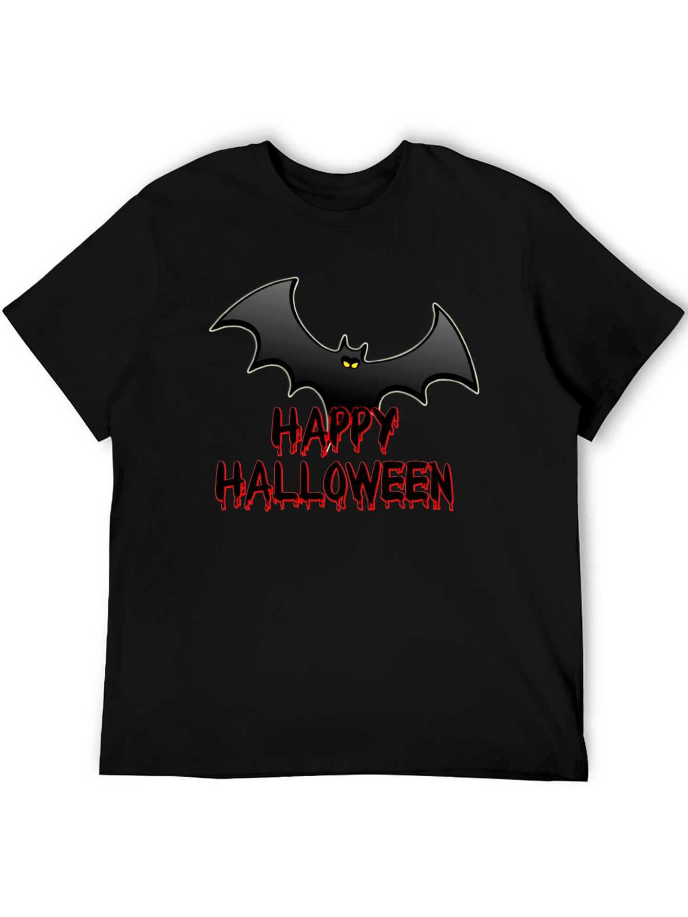 Happy Halloween Bat Graphic Tee