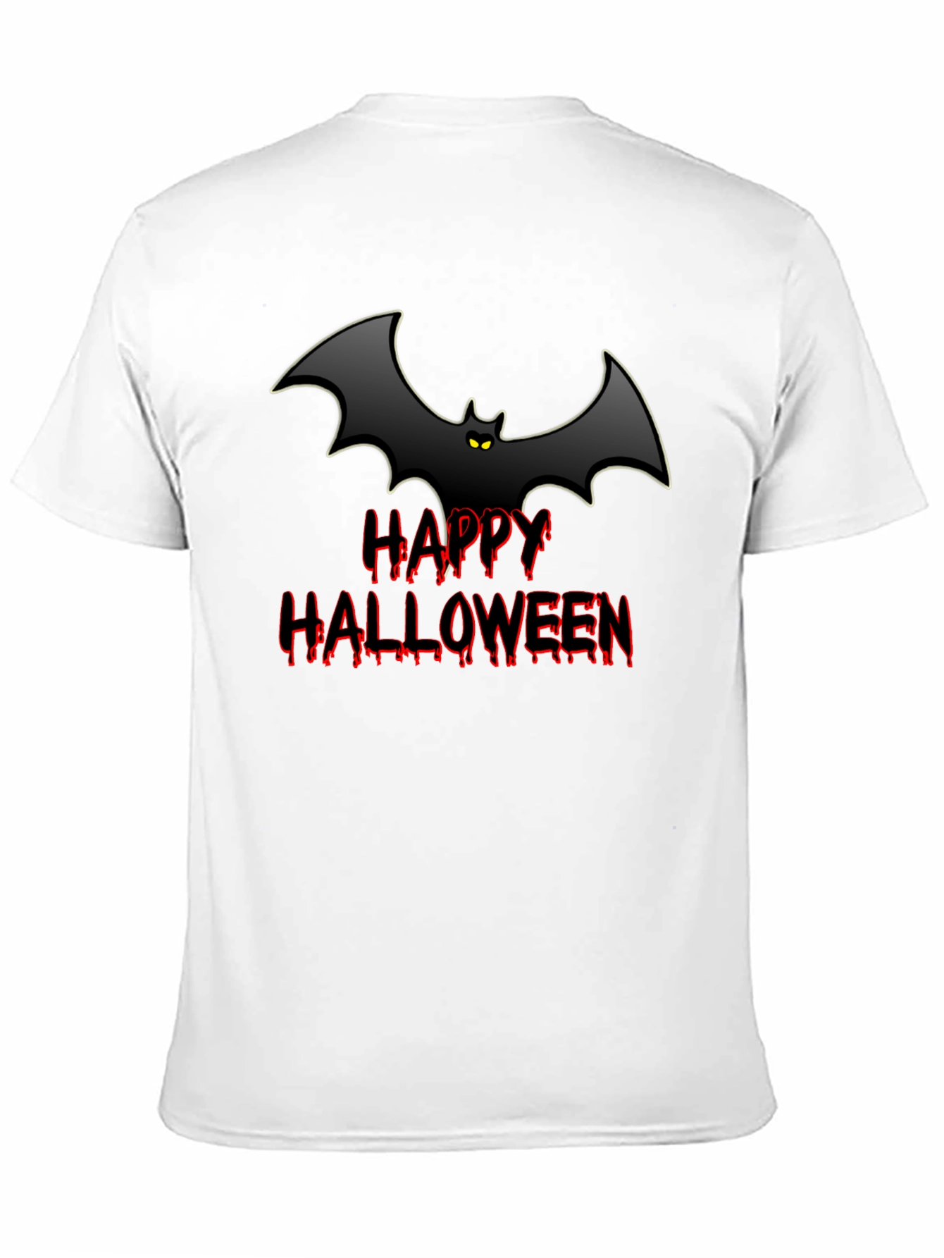 Happy Halloween Bat Graphic Tee