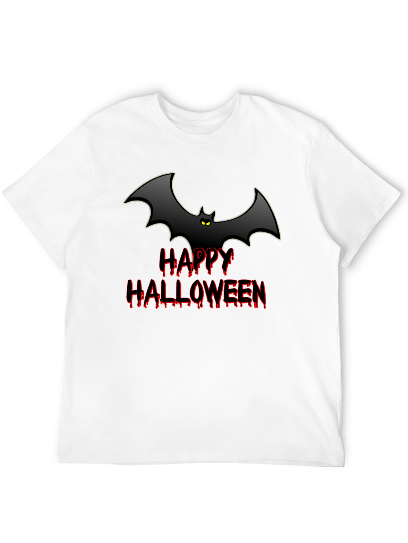 Happy Halloween Bat Graphic Tee