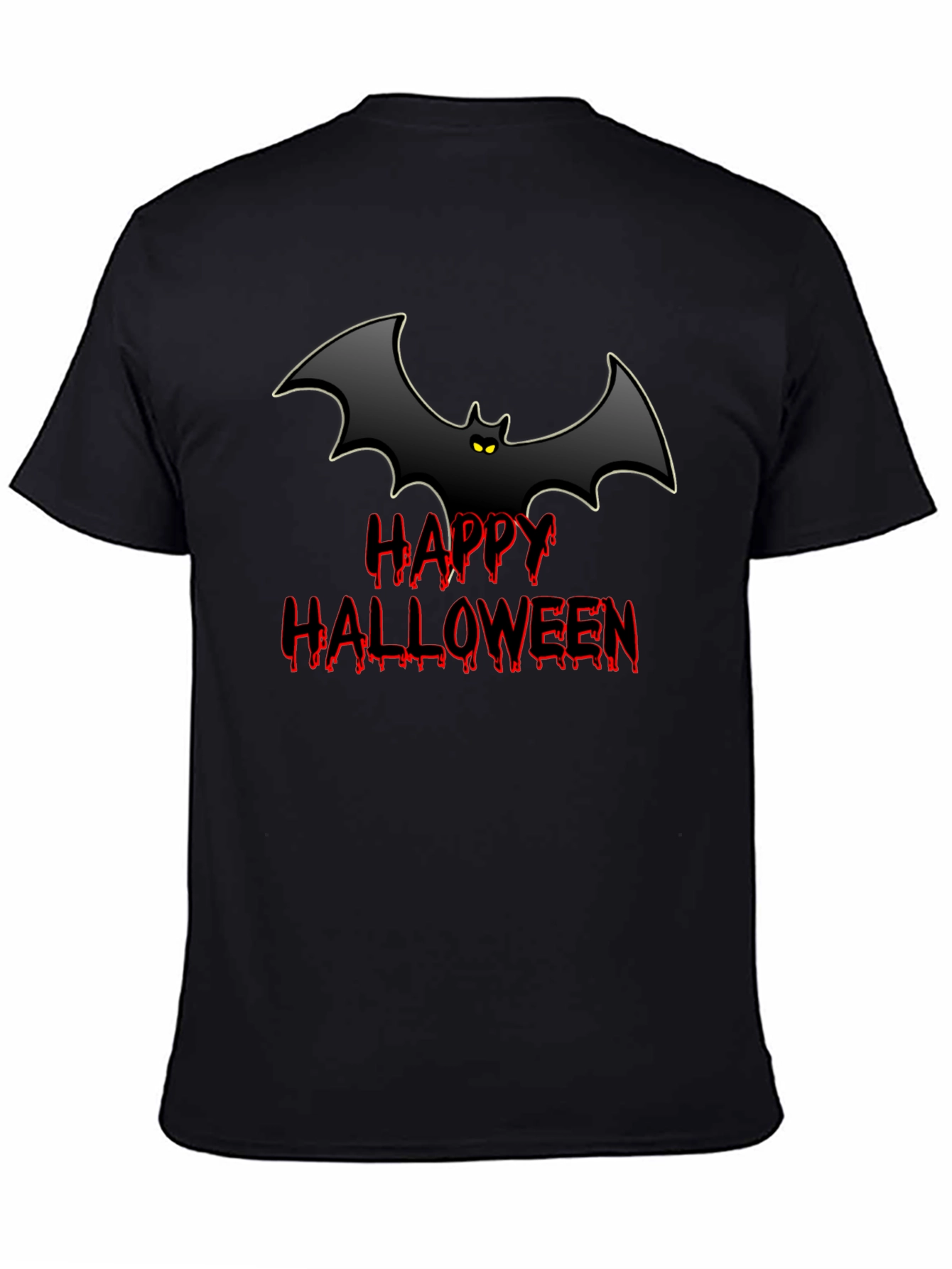 Happy Halloween Bat Graphic Tee