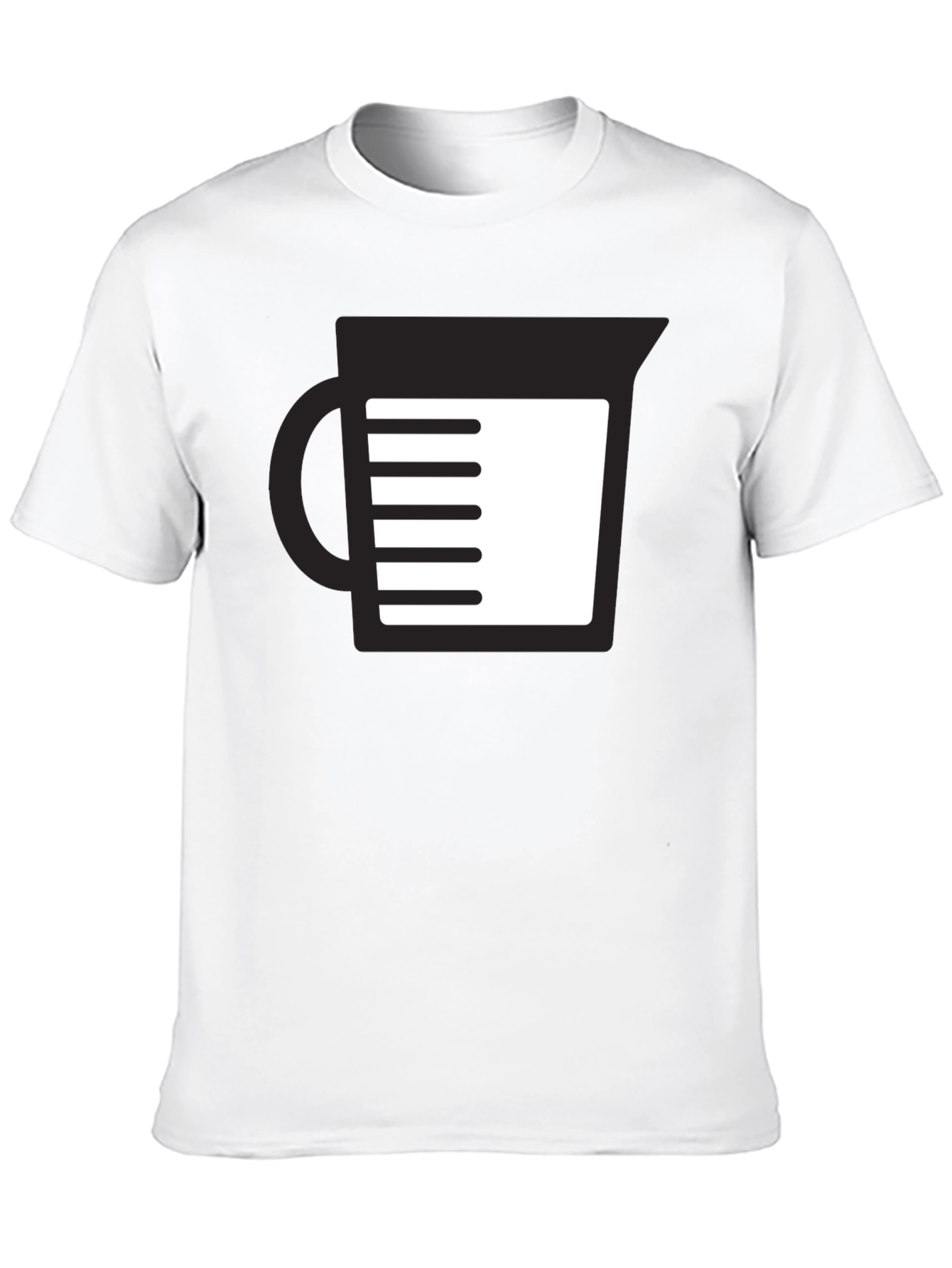 Measuring Cup Graphic Tee - Black Unisex T-Shirt