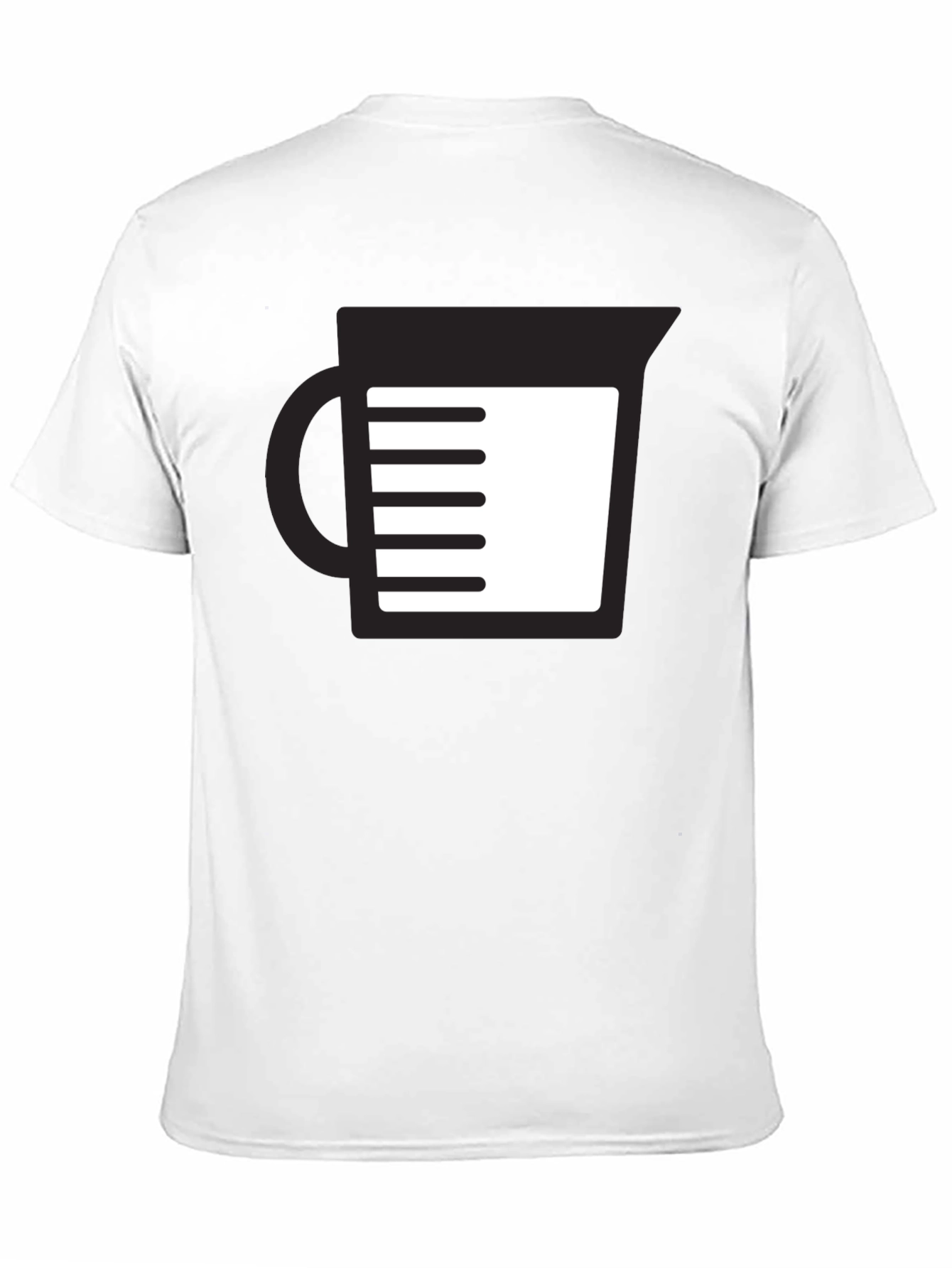 Measuring Cup Graphic Tee - Black Unisex T-Shirt