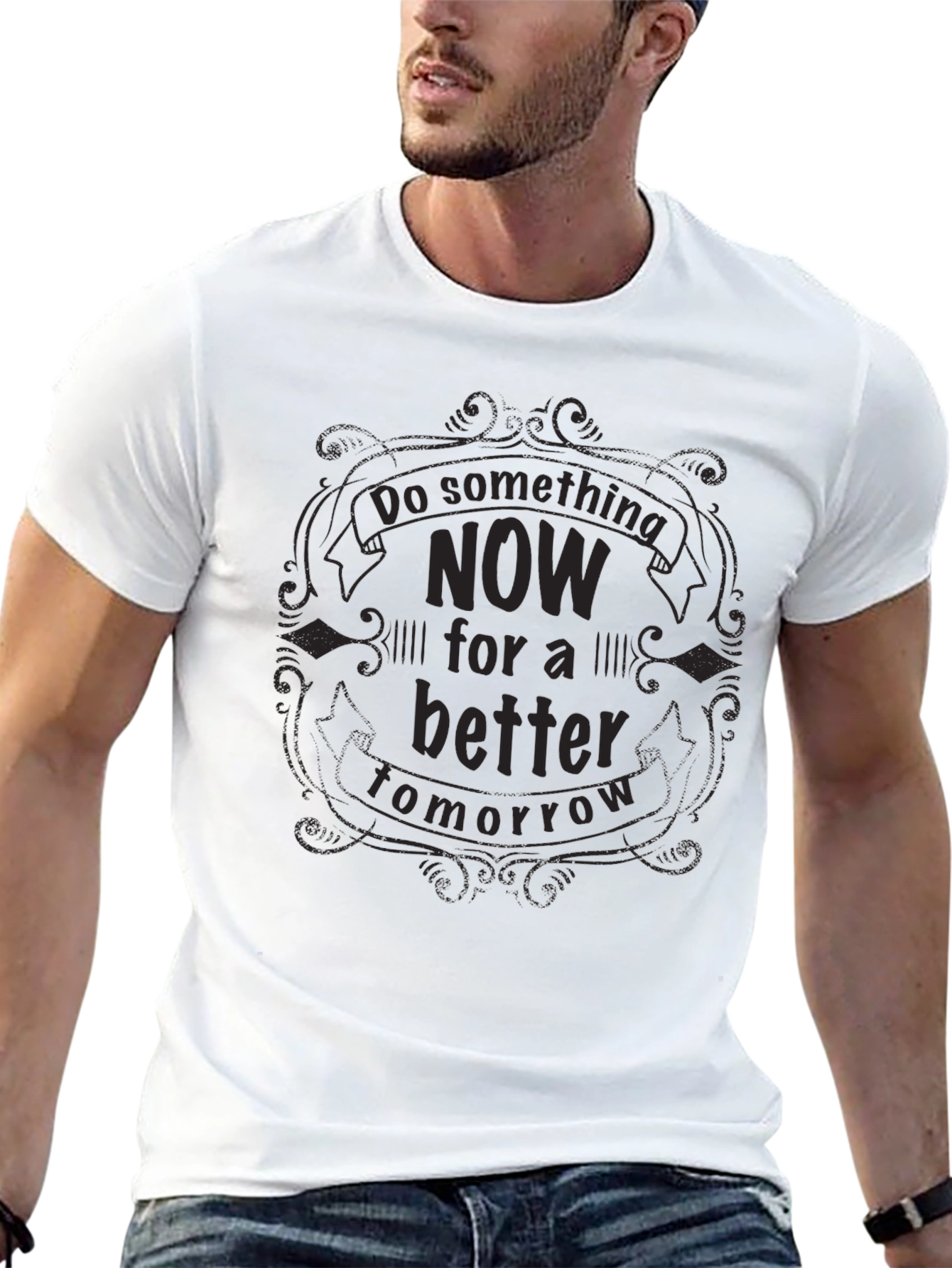 Motivational Graphic Tee - Do Something Now