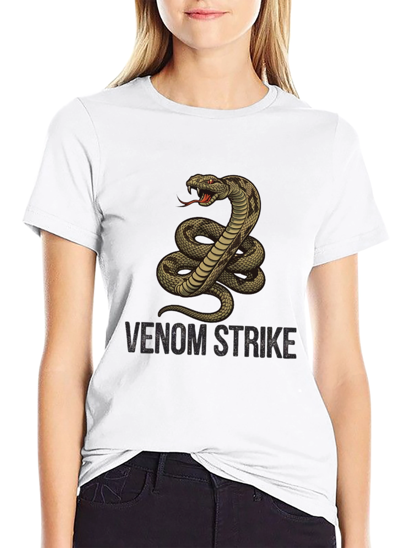 Venom Strike Cobra Graphic T-Shirt - Mens
