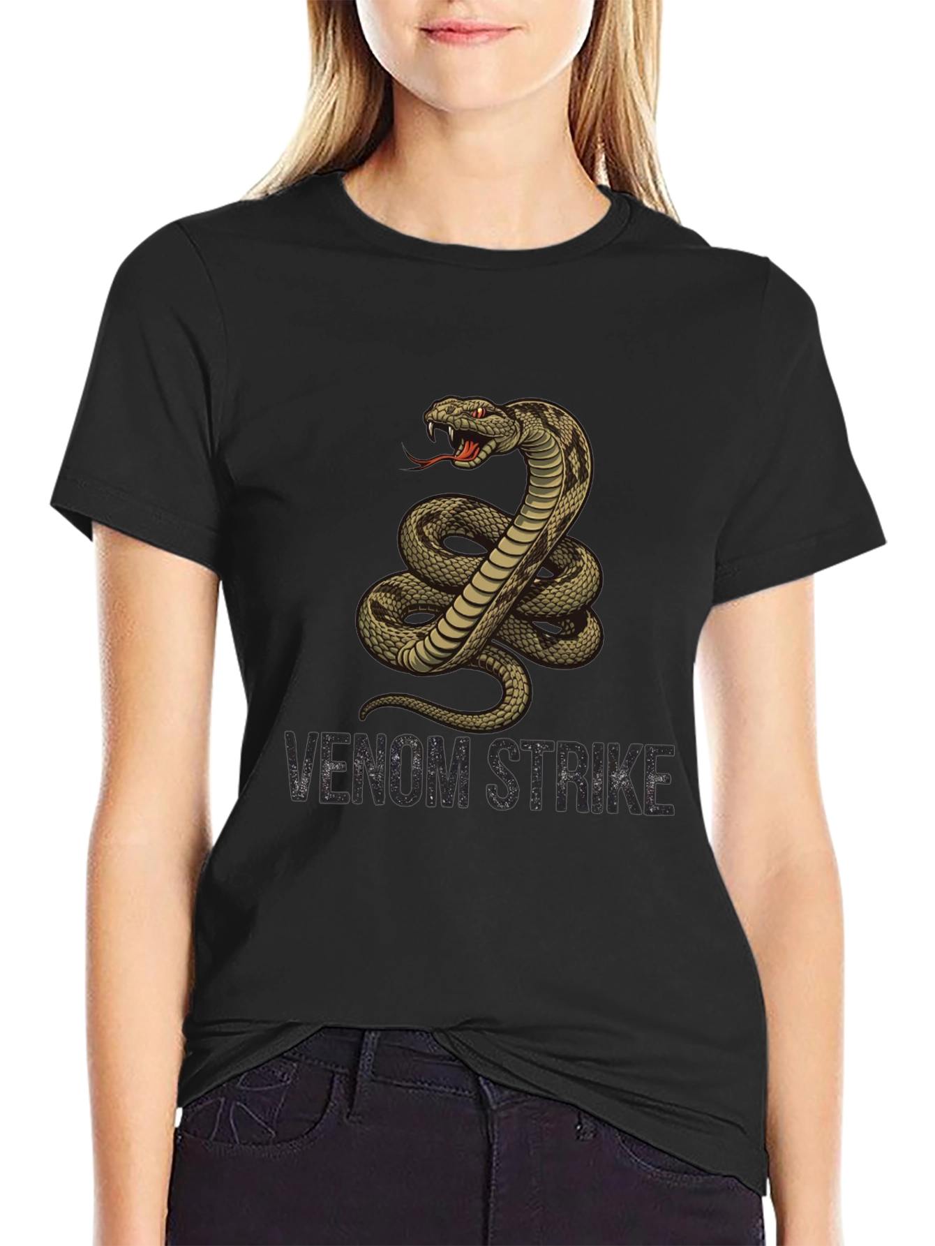 Venom Strike Cobra Graphic T-Shirt - Mens