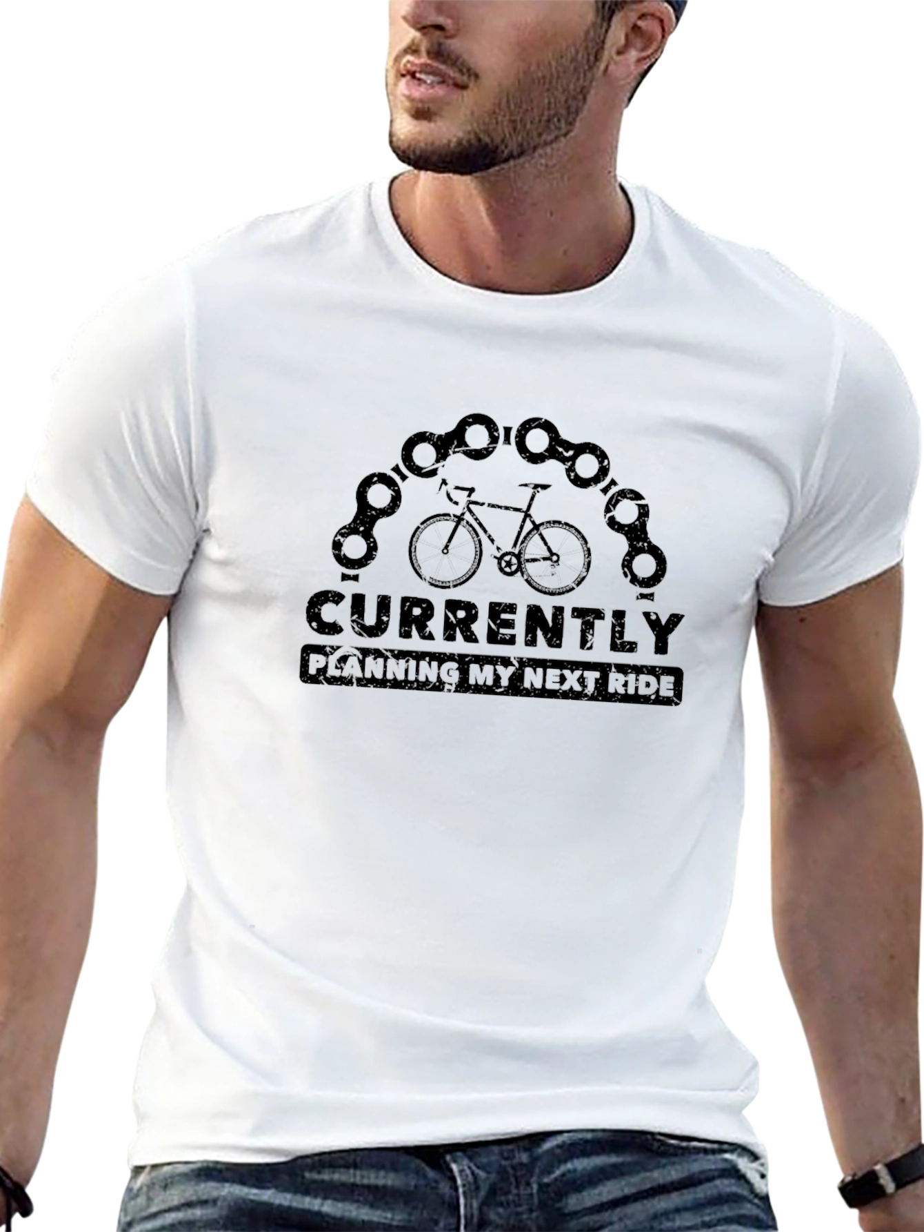 Cycling Ride Black T-Shirt