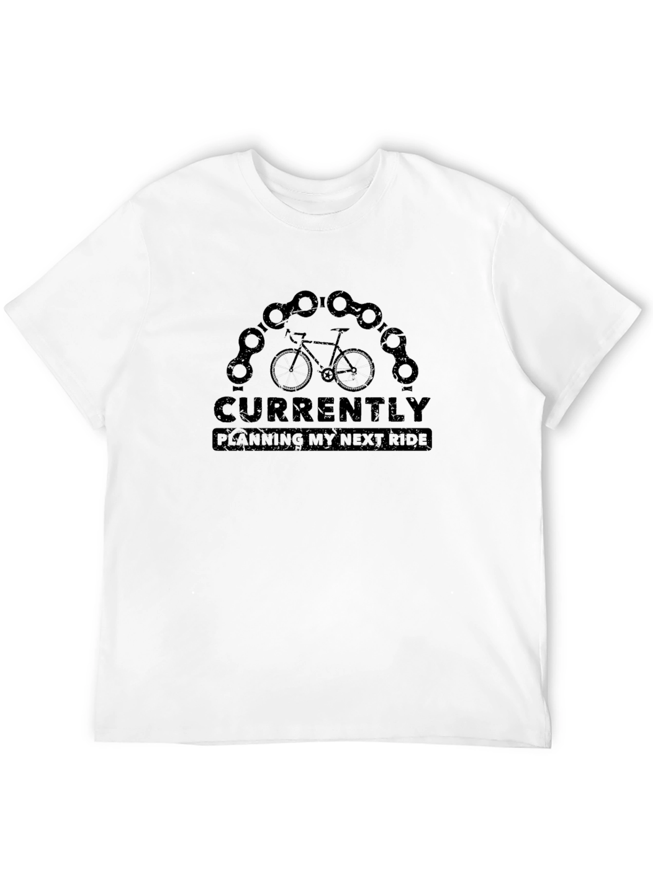 Cycling Ride Black T-Shirt