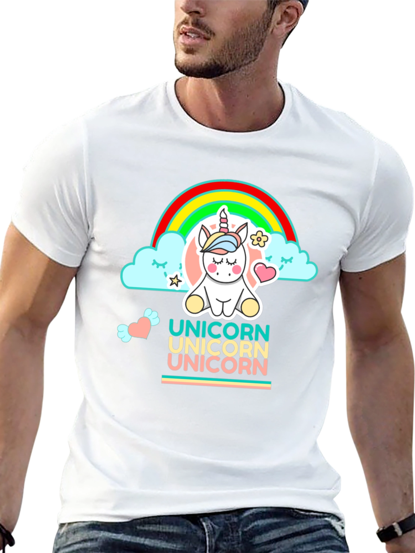 Unicorn Rainbow Graphic Tee