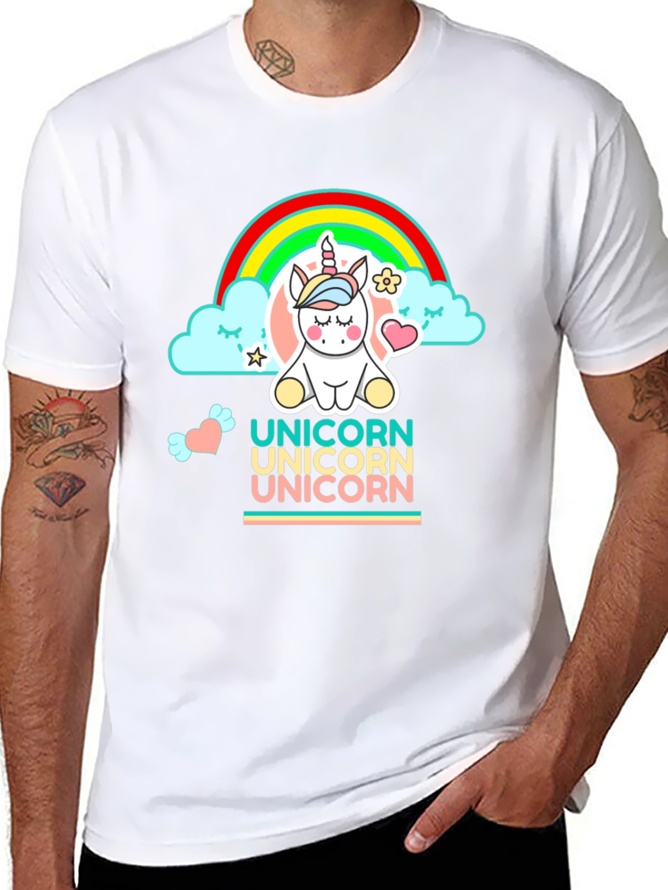 Unicorn Rainbow Graphic Tee