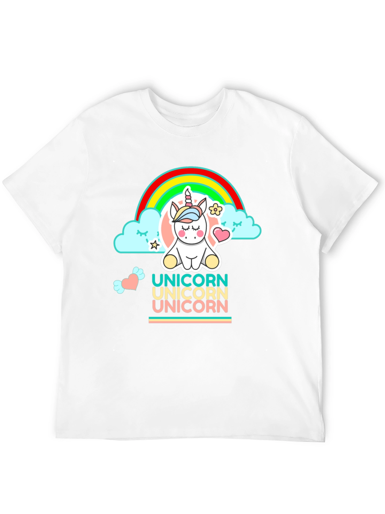 Unicorn Rainbow Graphic Tee