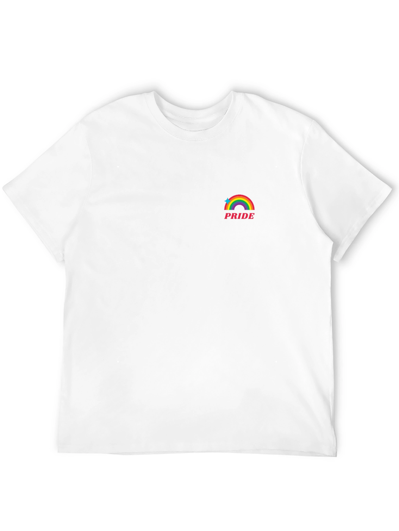 Pride Rainbow Graphic Black T-Shirt