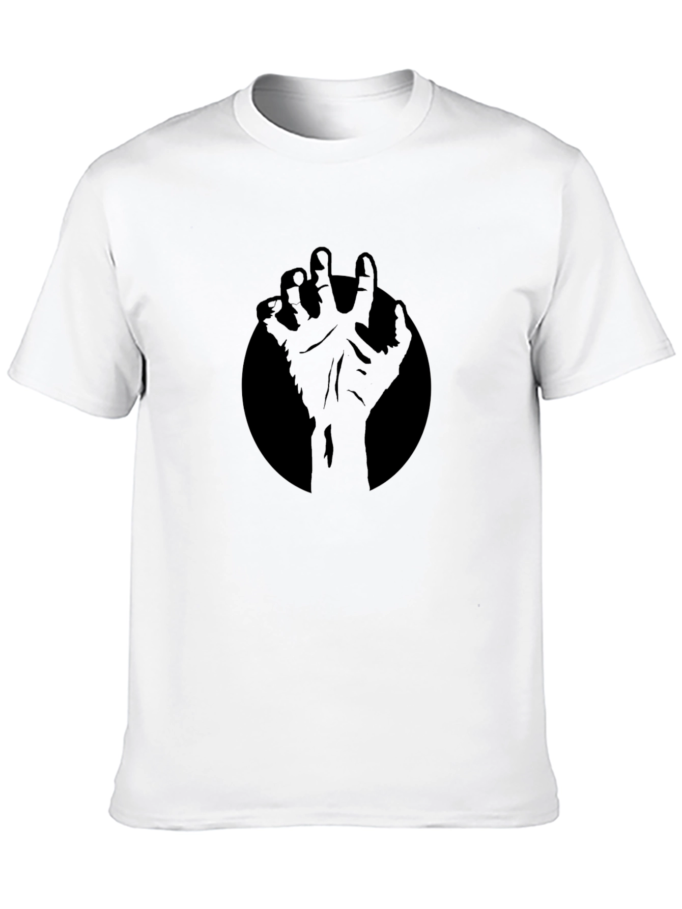 Zombie Hand Graphic Black T-Shirt