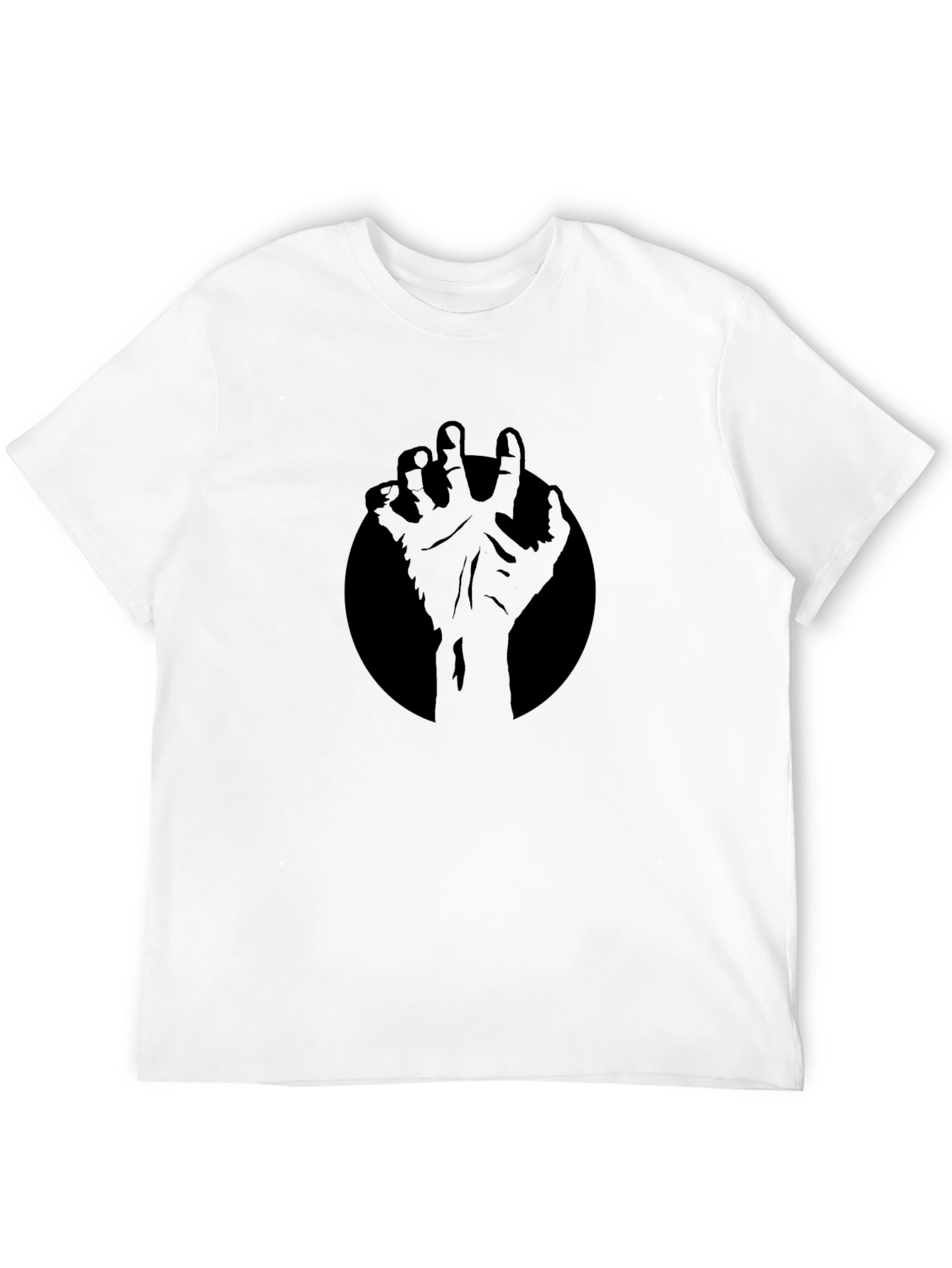 Zombie Hand Graphic Black T-Shirt