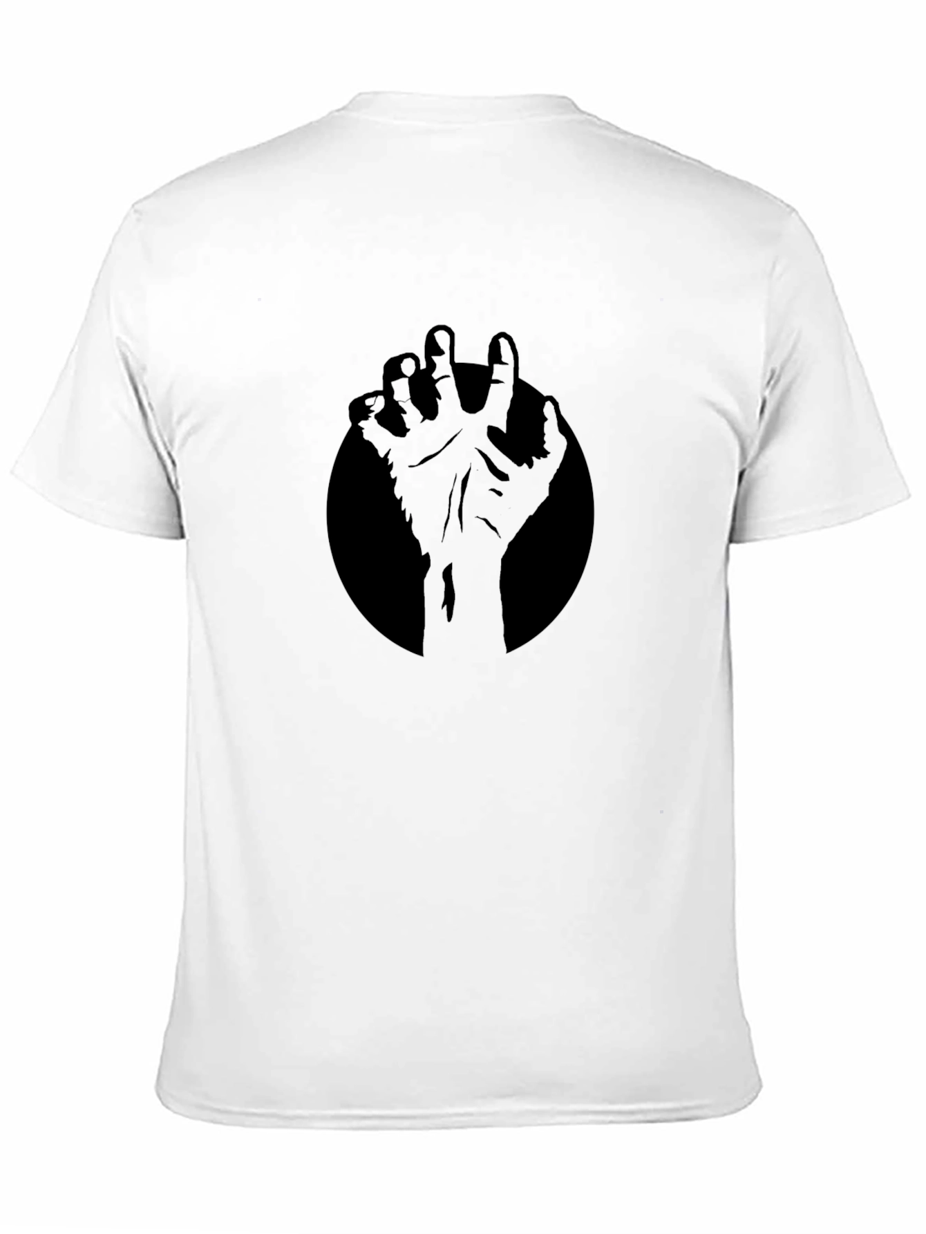 Zombie Hand Graphic Black T-Shirt