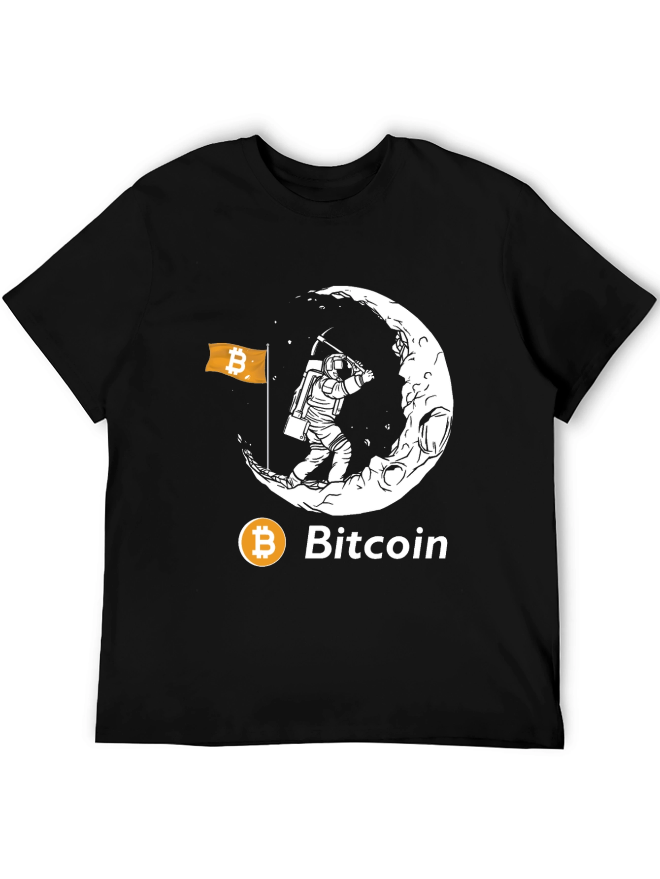 Bitcoin To The Moon Graphic Tee