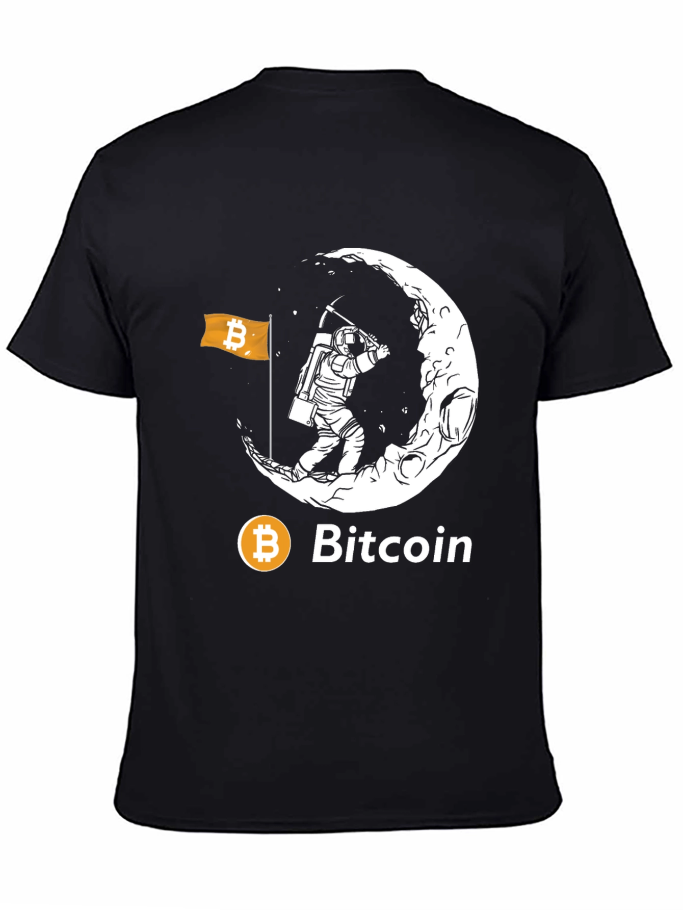 Bitcoin To The Moon Graphic Tee