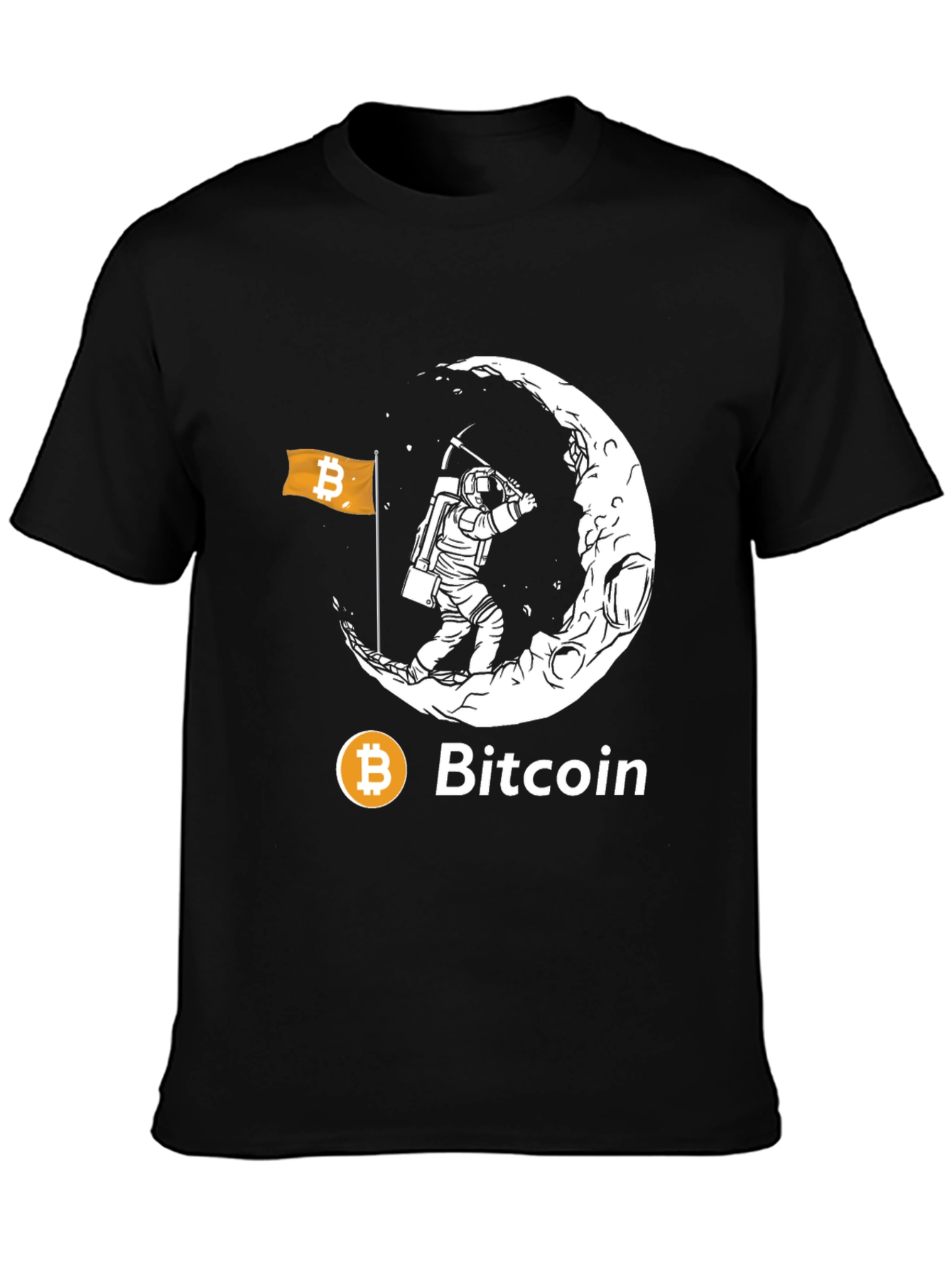 Bitcoin To The Moon Graphic Tee