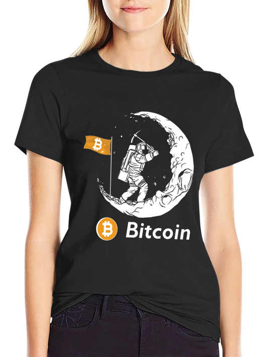 Bitcoin To The Moon Graphic Tee