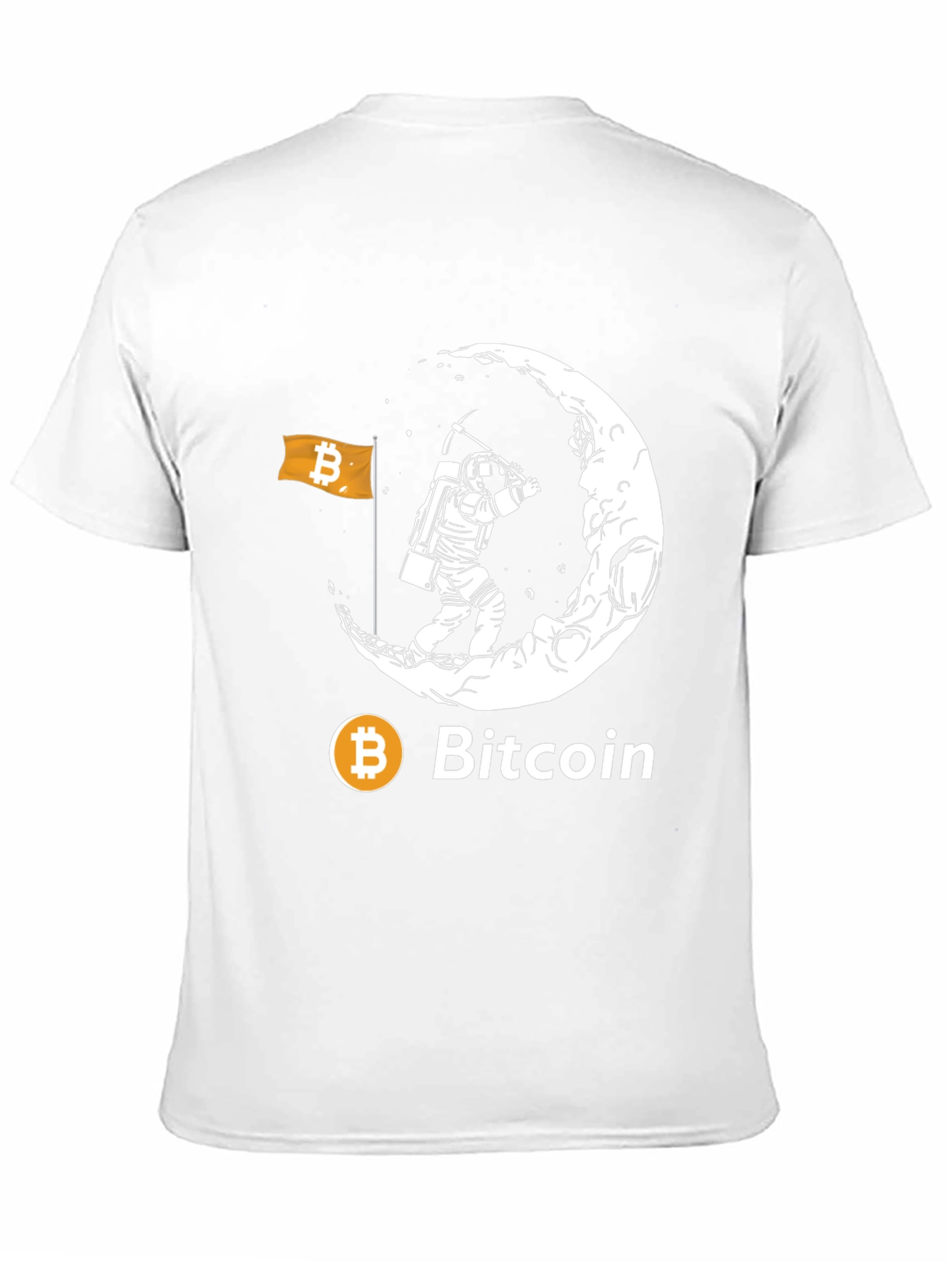 Bitcoin To The Moon Graphic Tee