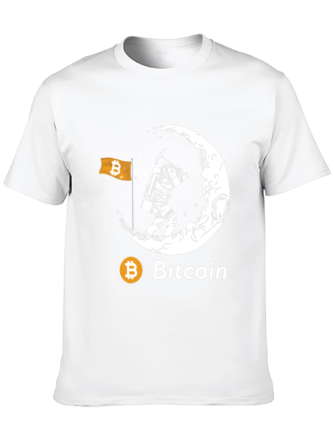 Bitcoin To The Moon Graphic Tee