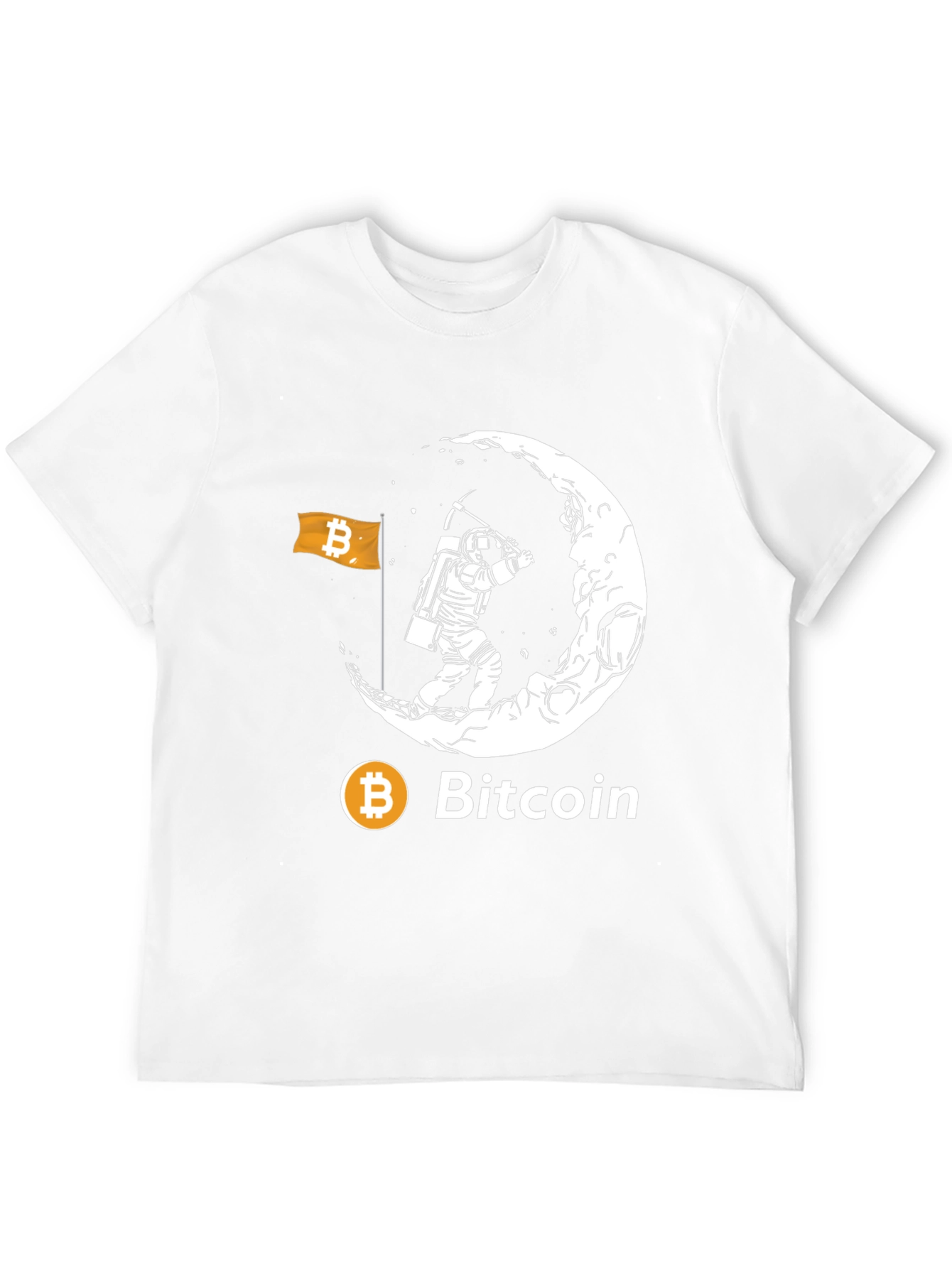 Bitcoin To The Moon Graphic Tee