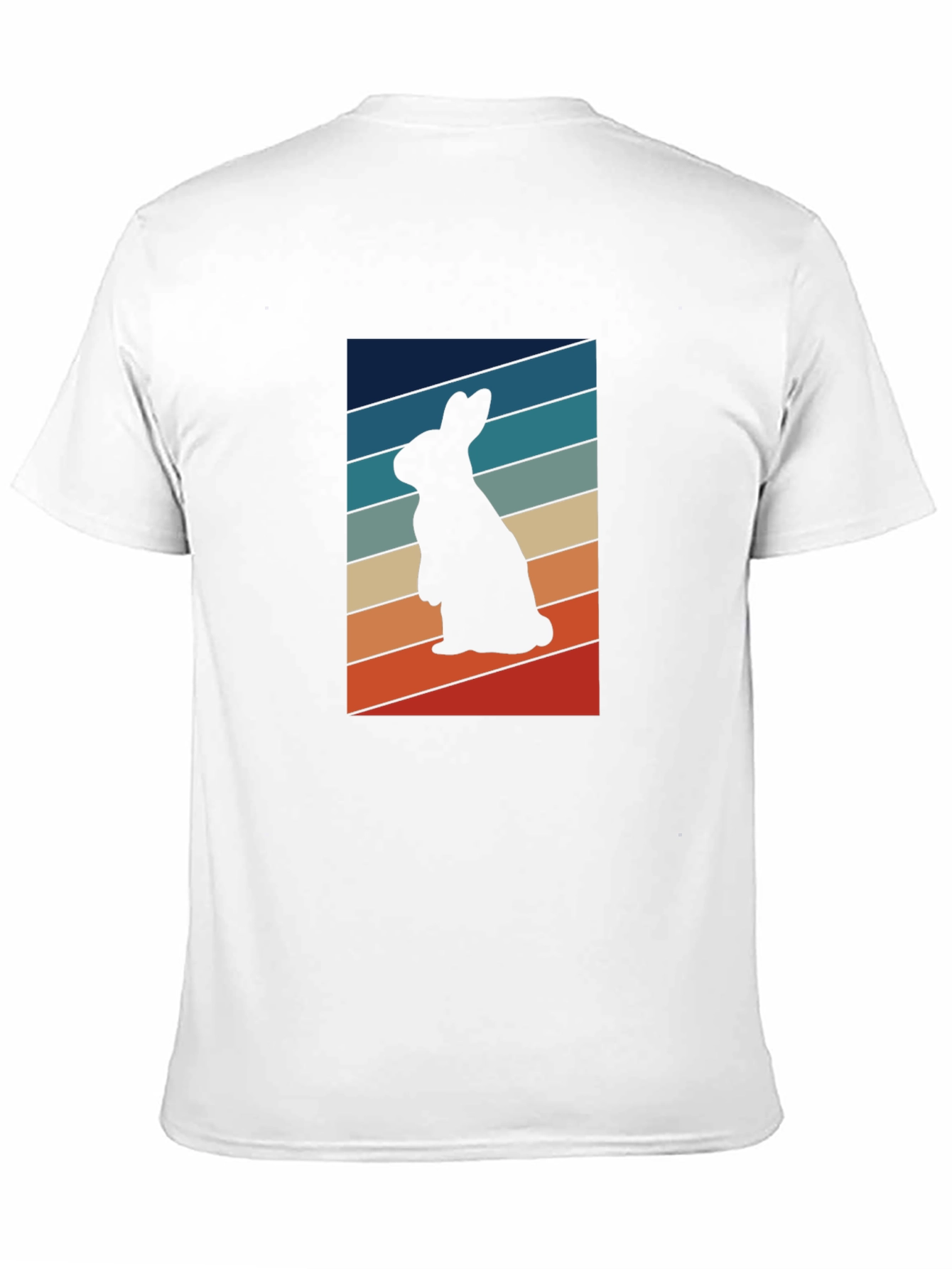 Retro Rabbit Silhouette T-Shirt