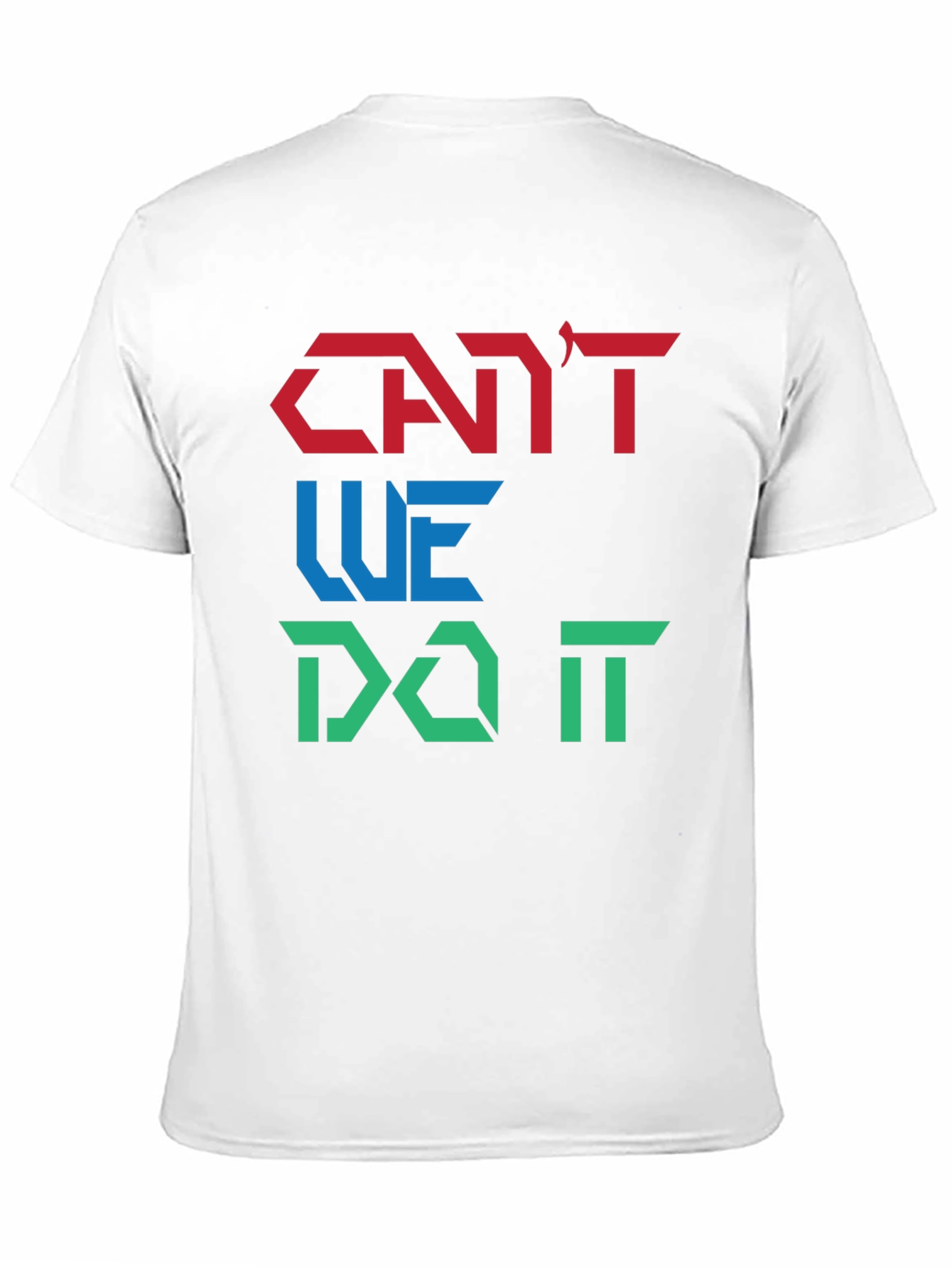 Cant We Do It Graphic Tee - Black