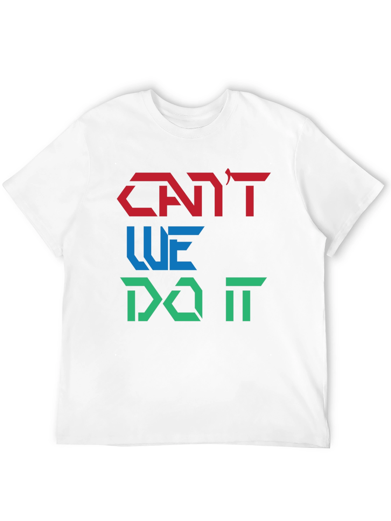Cant We Do It Graphic Tee - Black