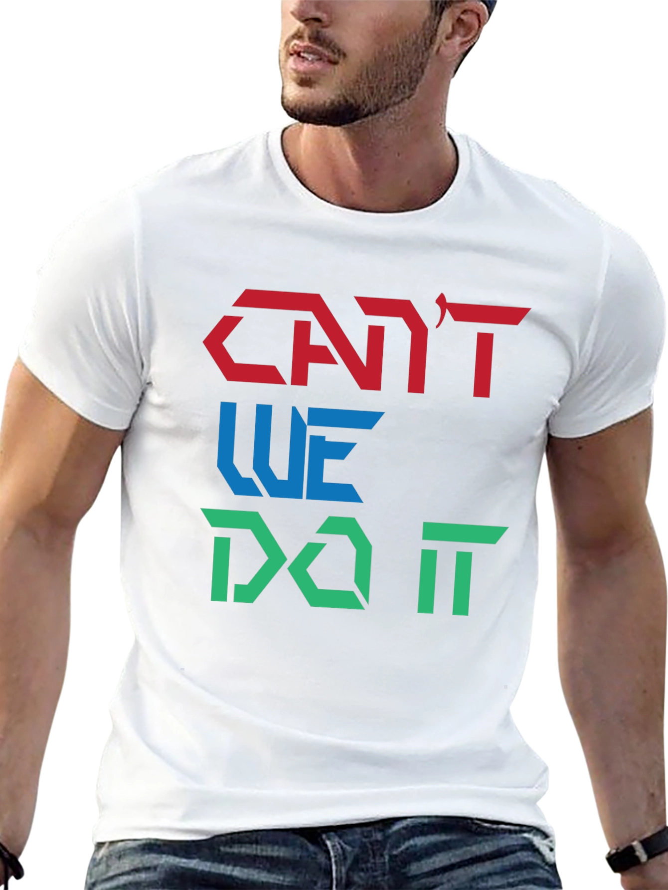 Cant We Do It Graphic Tee - Black