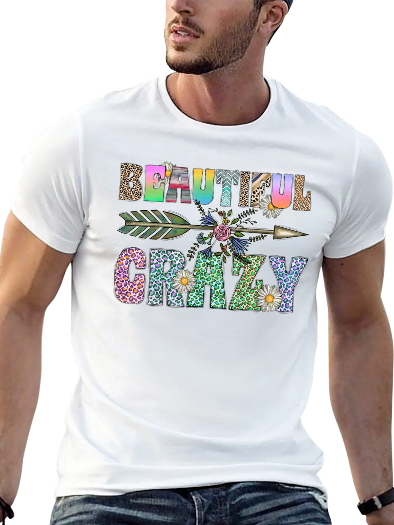 Beautiful Crazy Graphic T-Shirt