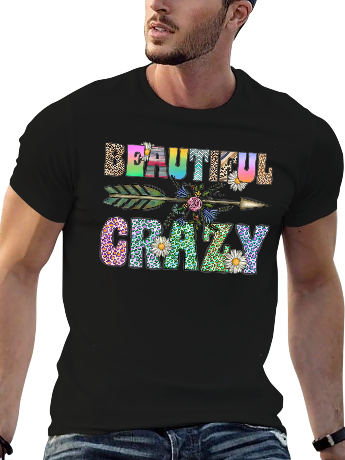 Beautiful Crazy Graphic T-Shirt