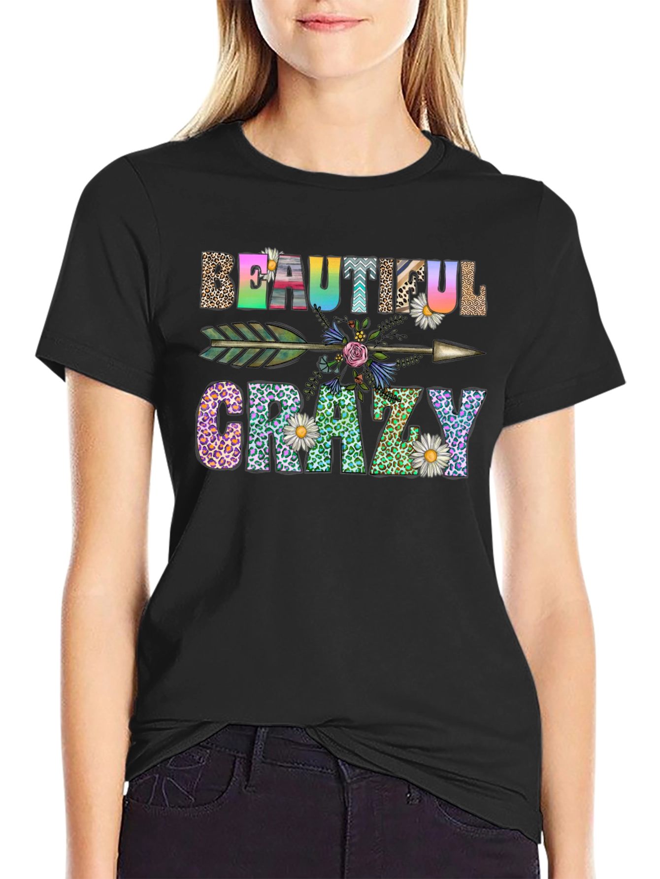 Beautiful Crazy Graphic T-Shirt