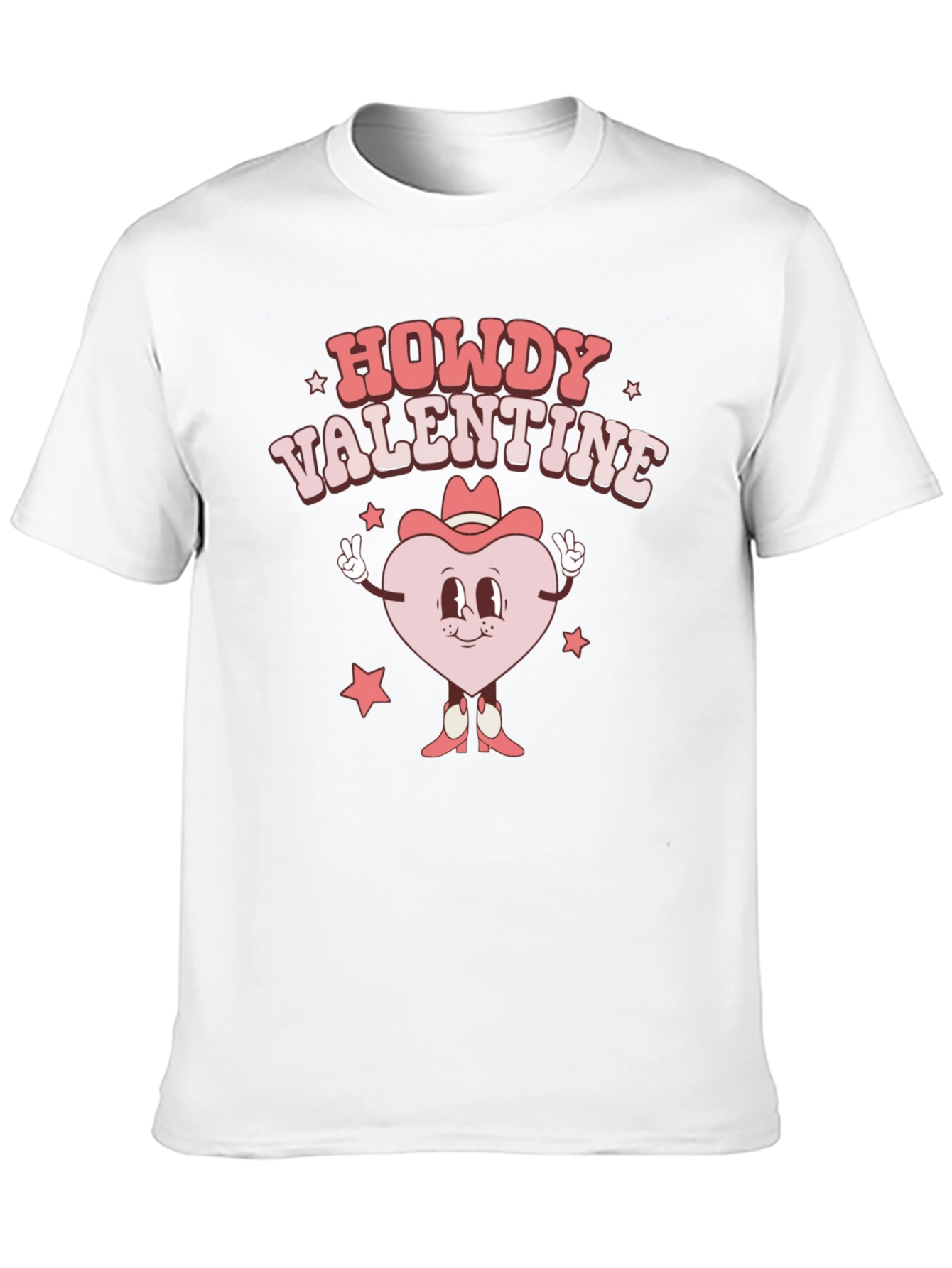 Howdy Valentine Black T-Shirt - Country Style