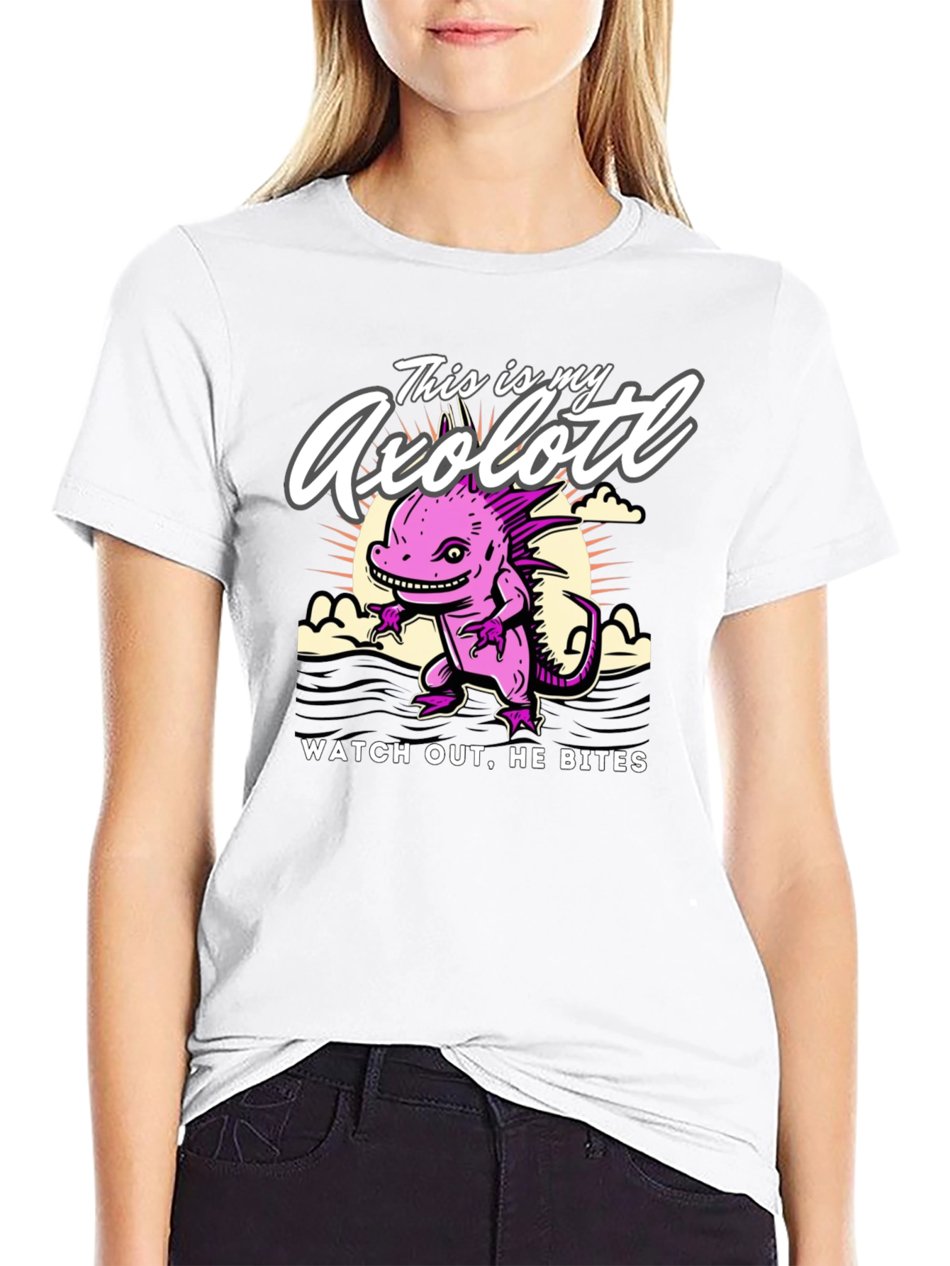This is My Axolotl Funny Graphic Tee