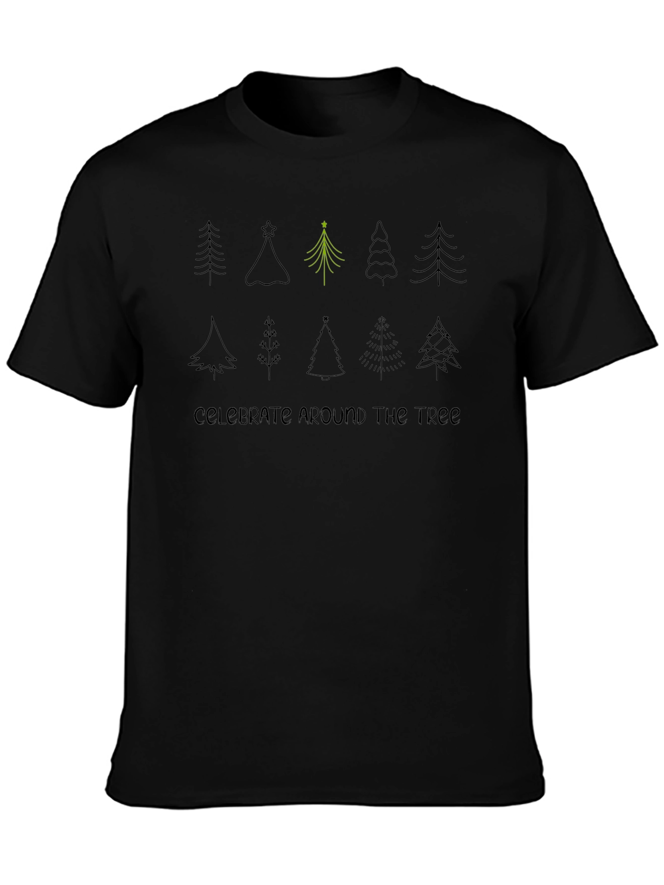Celebrate Around the Tree Holiday T-Shirt