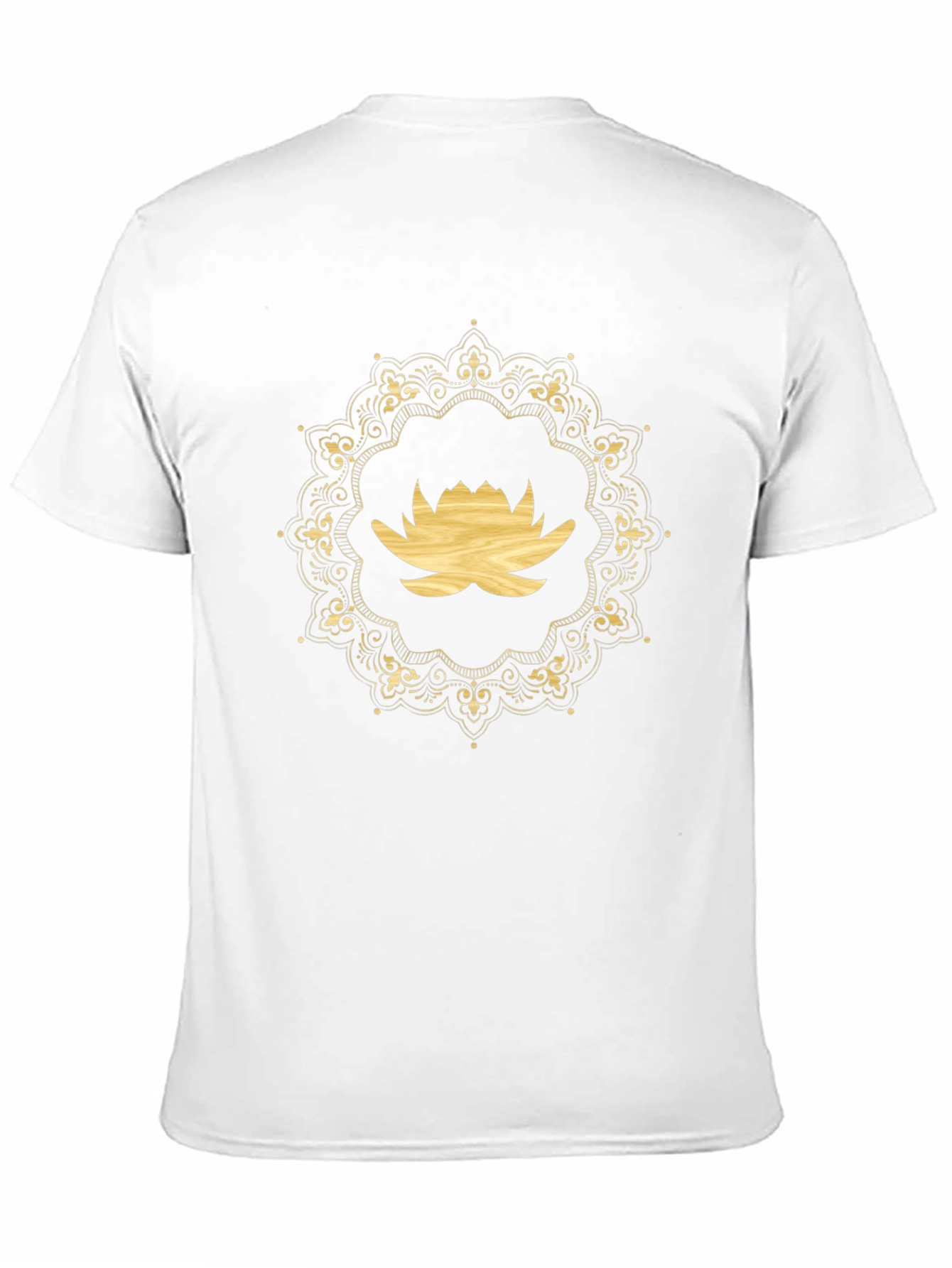 Lotus Mandala Graphic Tee - Premium Black T-Shirt
