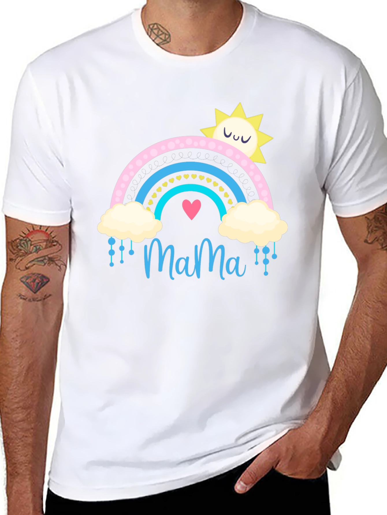 Mama Rainbow Graphic T-Shirt