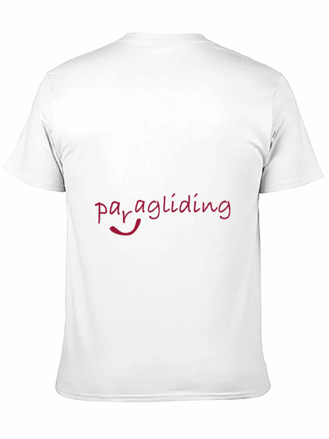 Paragliding Graphic Tee - Black Cotton T-Shirt