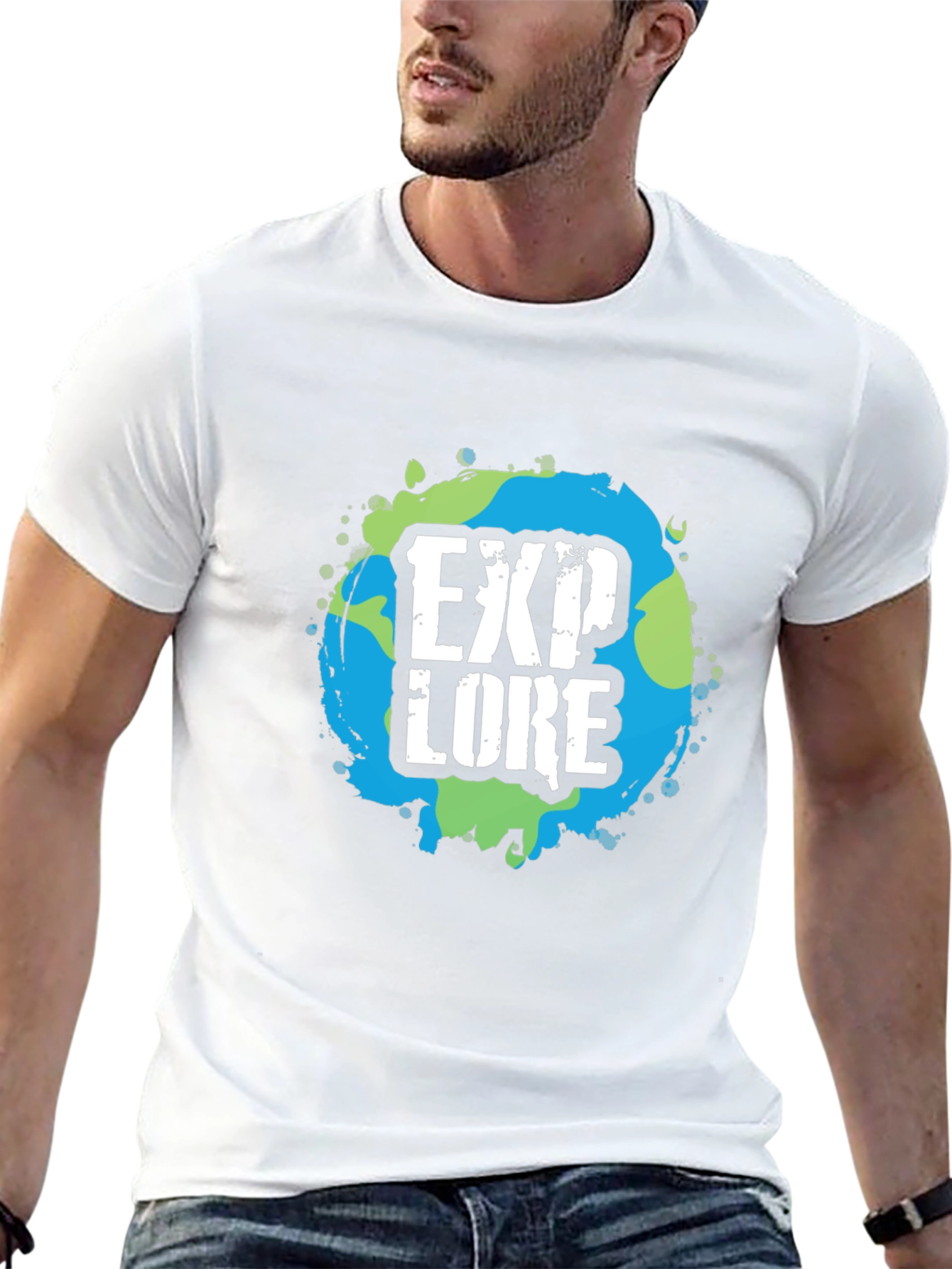Explore Earth Graphic T-Shirt - Short Sleeve