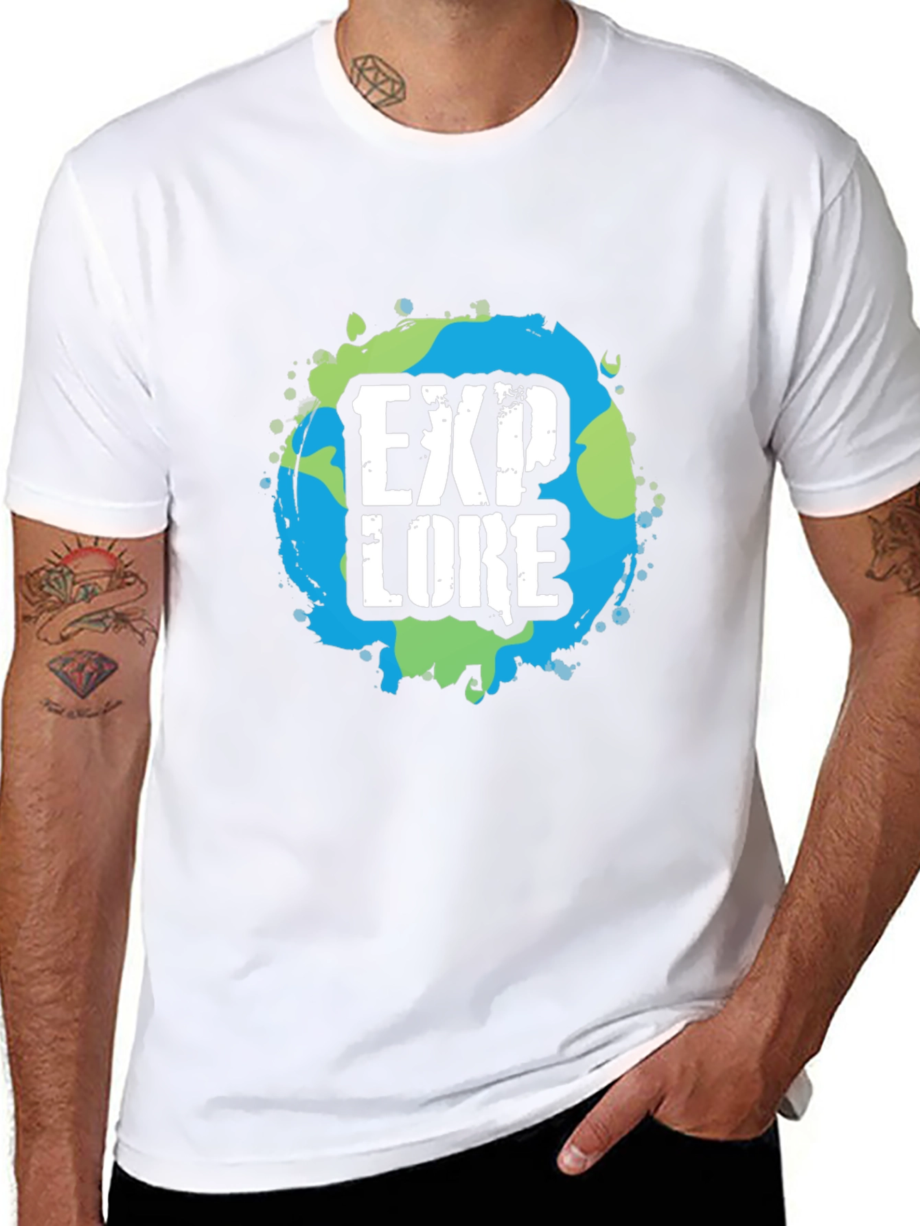 Explore Earth Graphic T-Shirt - Short Sleeve