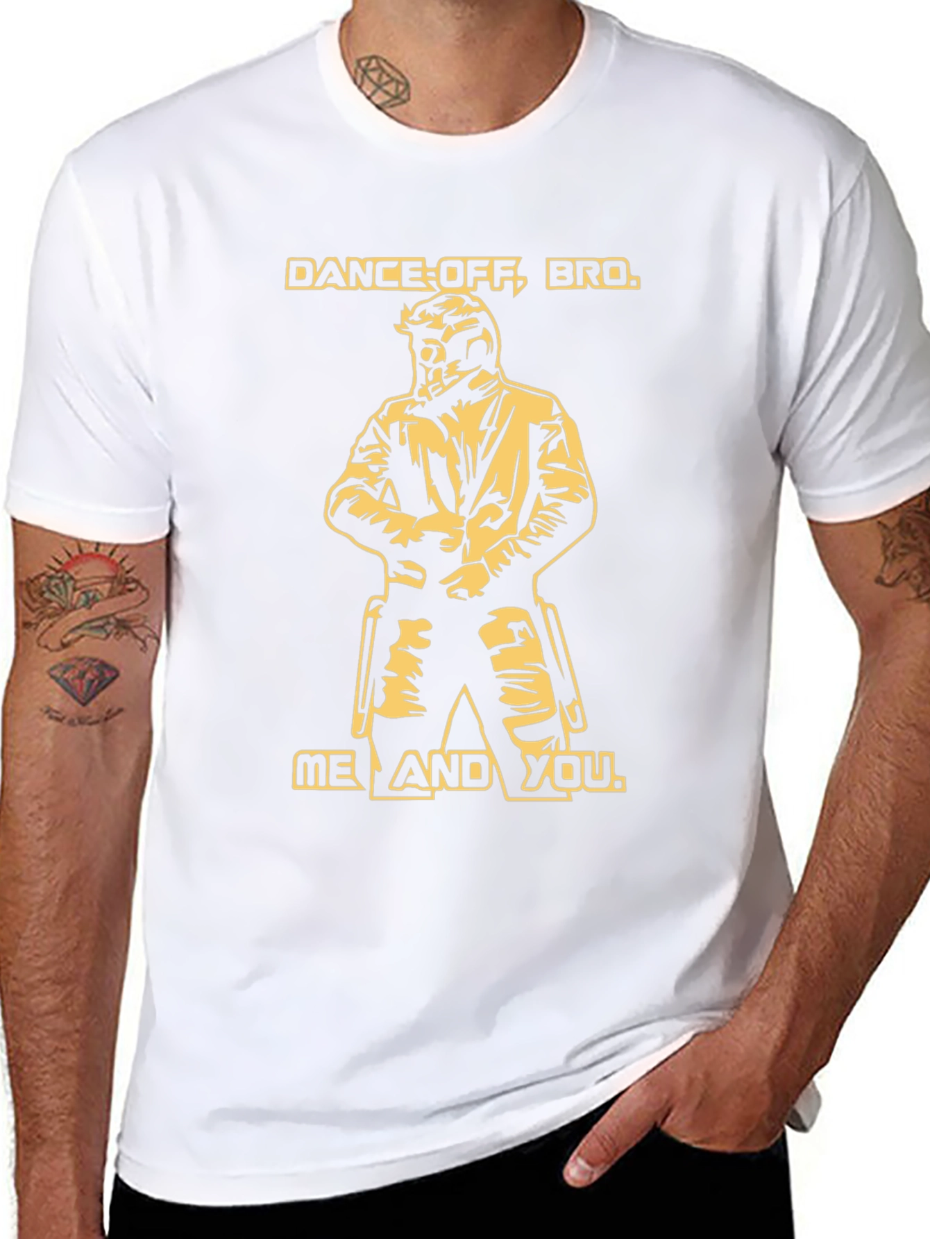 Dance-Off Bro T-Shirt - Sci-Fi Style