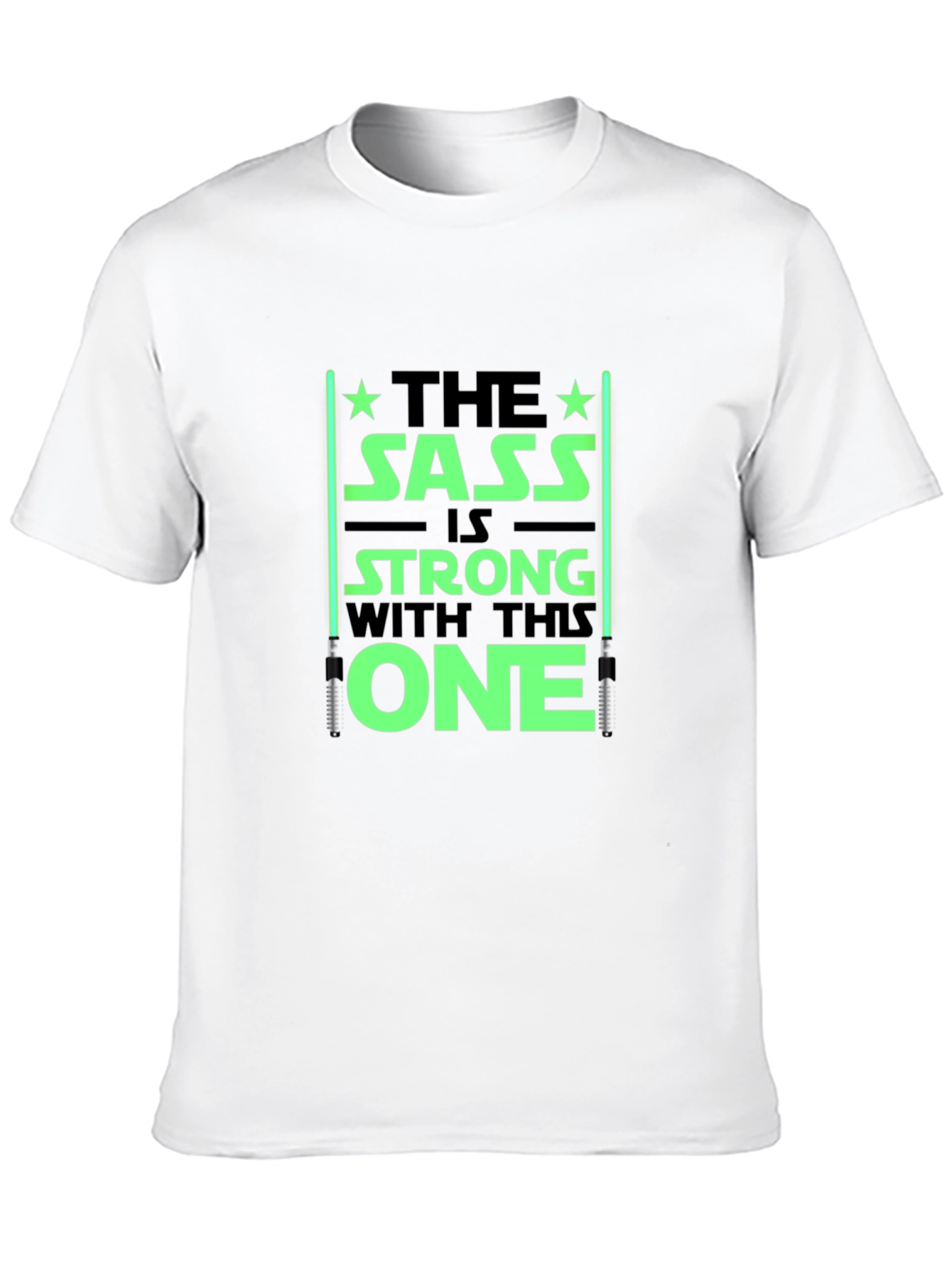 Sass is Strong T-Shirt - Black Graphic Tee