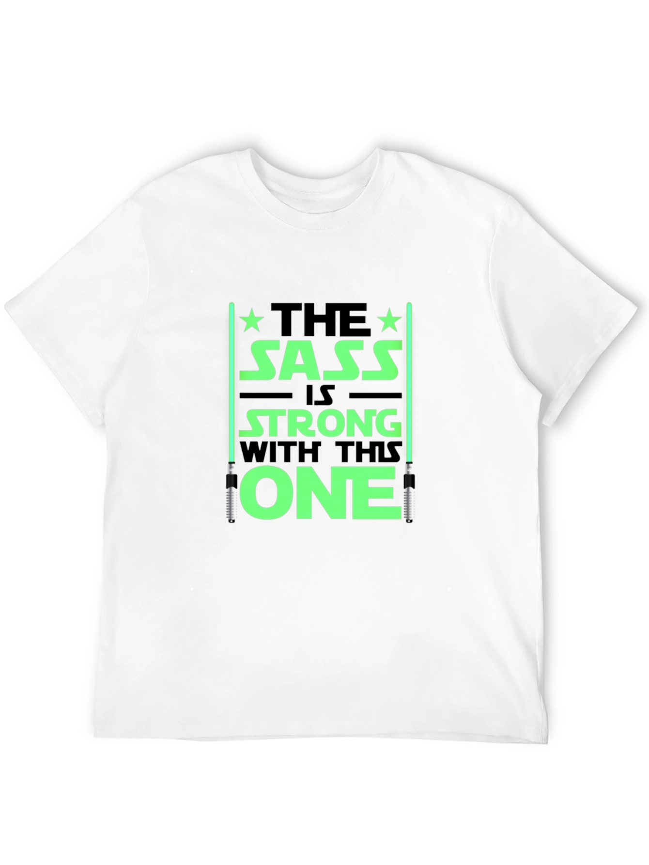 Sass is Strong T-Shirt - Black Graphic Tee